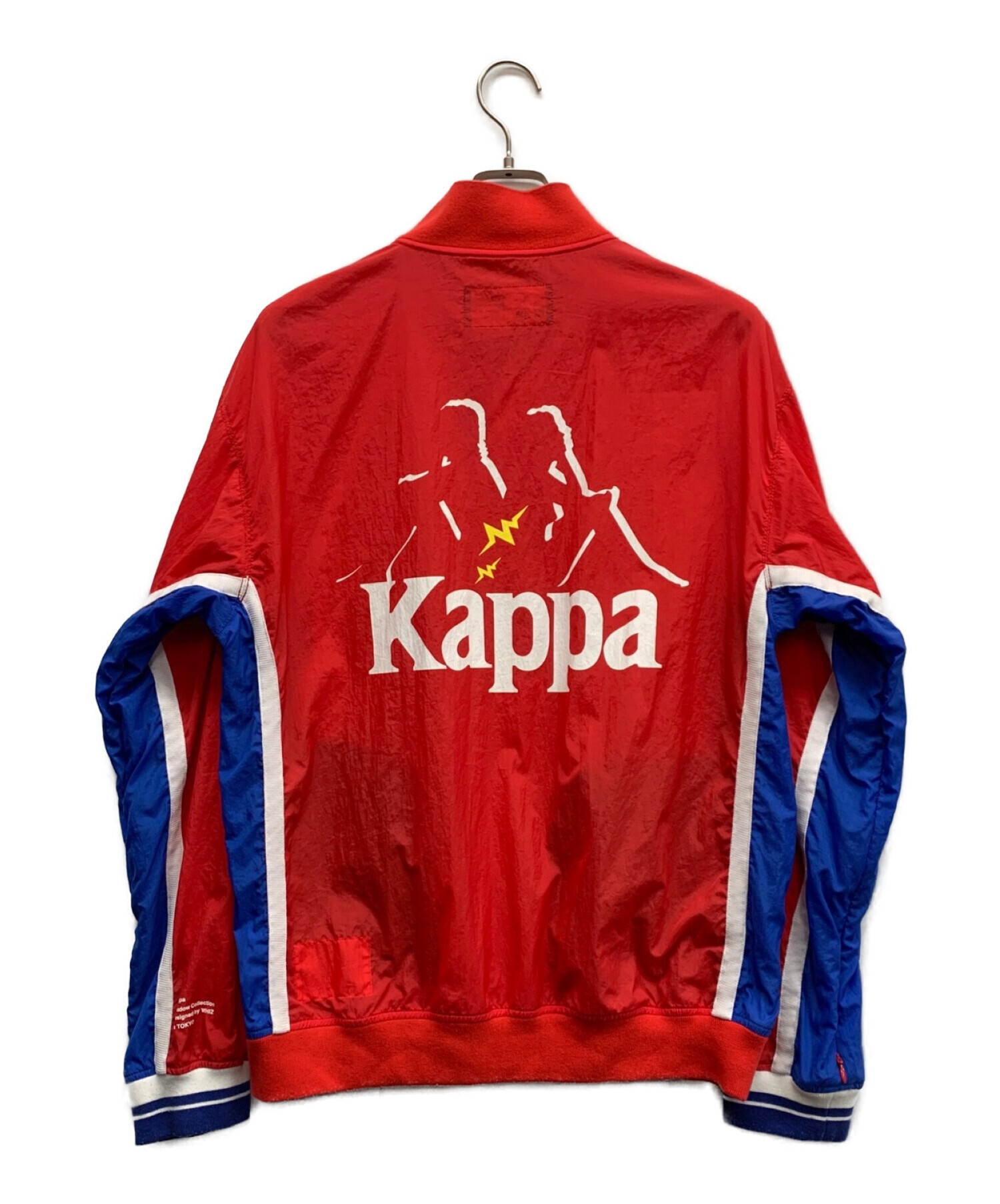 KAPPA (カッパ) whiz limited (ウィズリミテッド) ナイロンブルゾン レッド×ブルー サイズ:L
