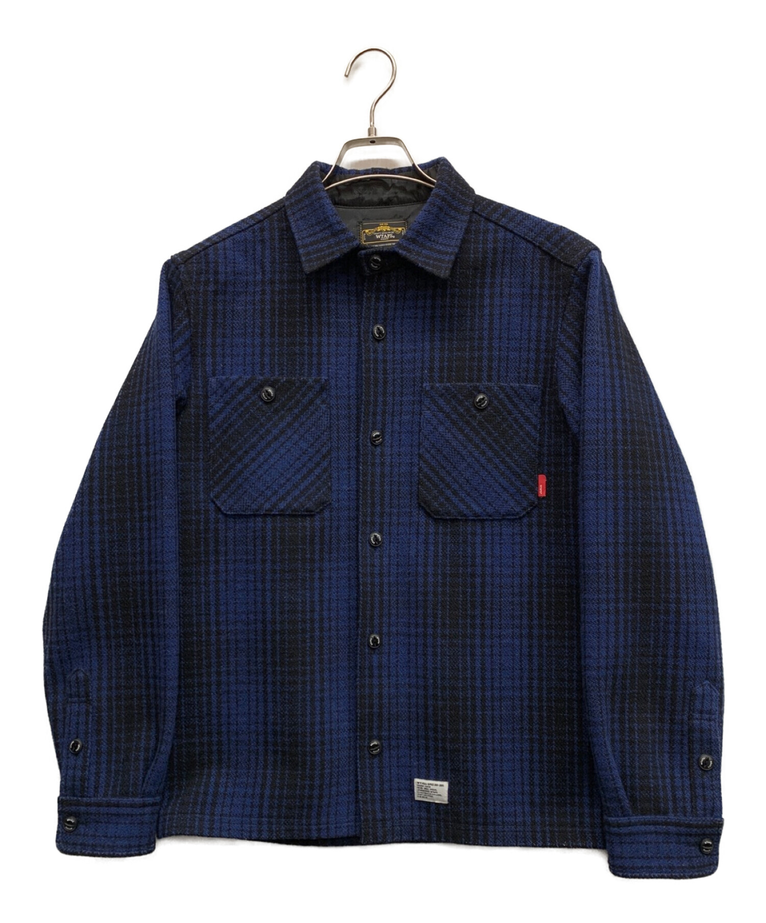 中古・古着通販】WTAPS (ダブルタップス) シャツ ブルー サイズ:M