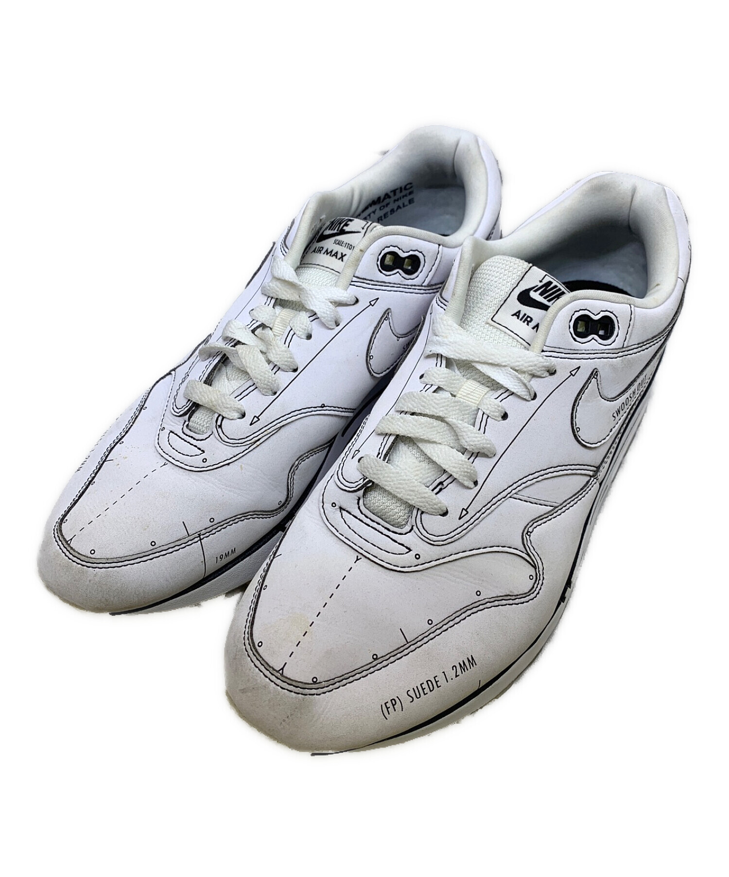 中古・古着通販】NIKE (ナイキ) AIR MAX1 ホワイト サイズ:28