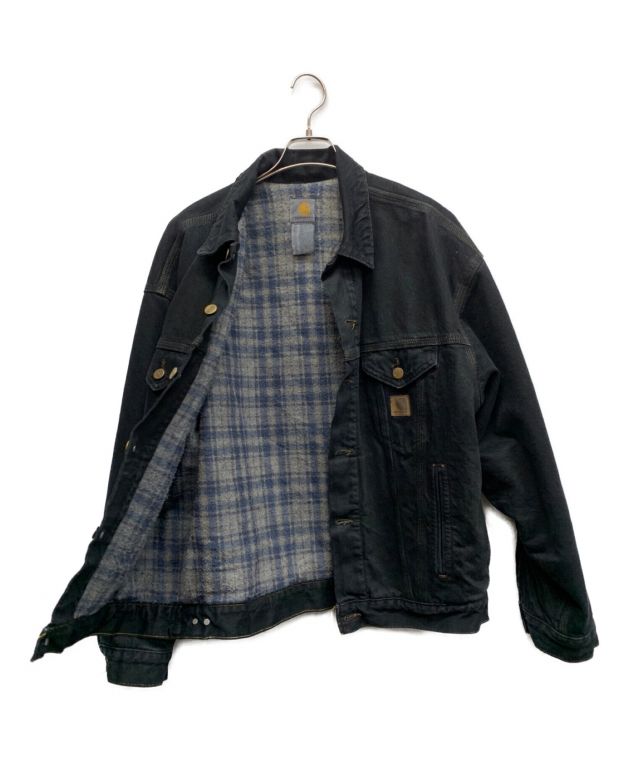 中古・古着通販】CarHartt (カーハート) デニムジャケット ブラック 