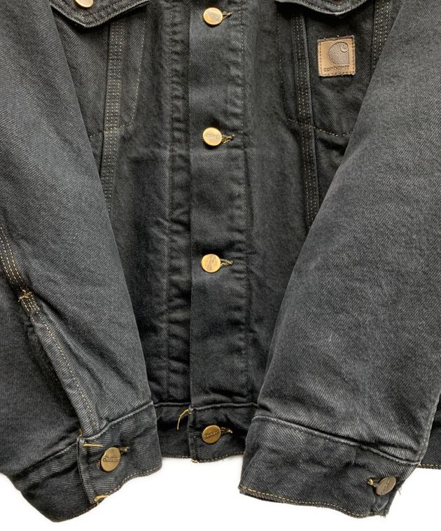 中古・古着通販】CarHartt (カーハート) デニムジャケット ブラック