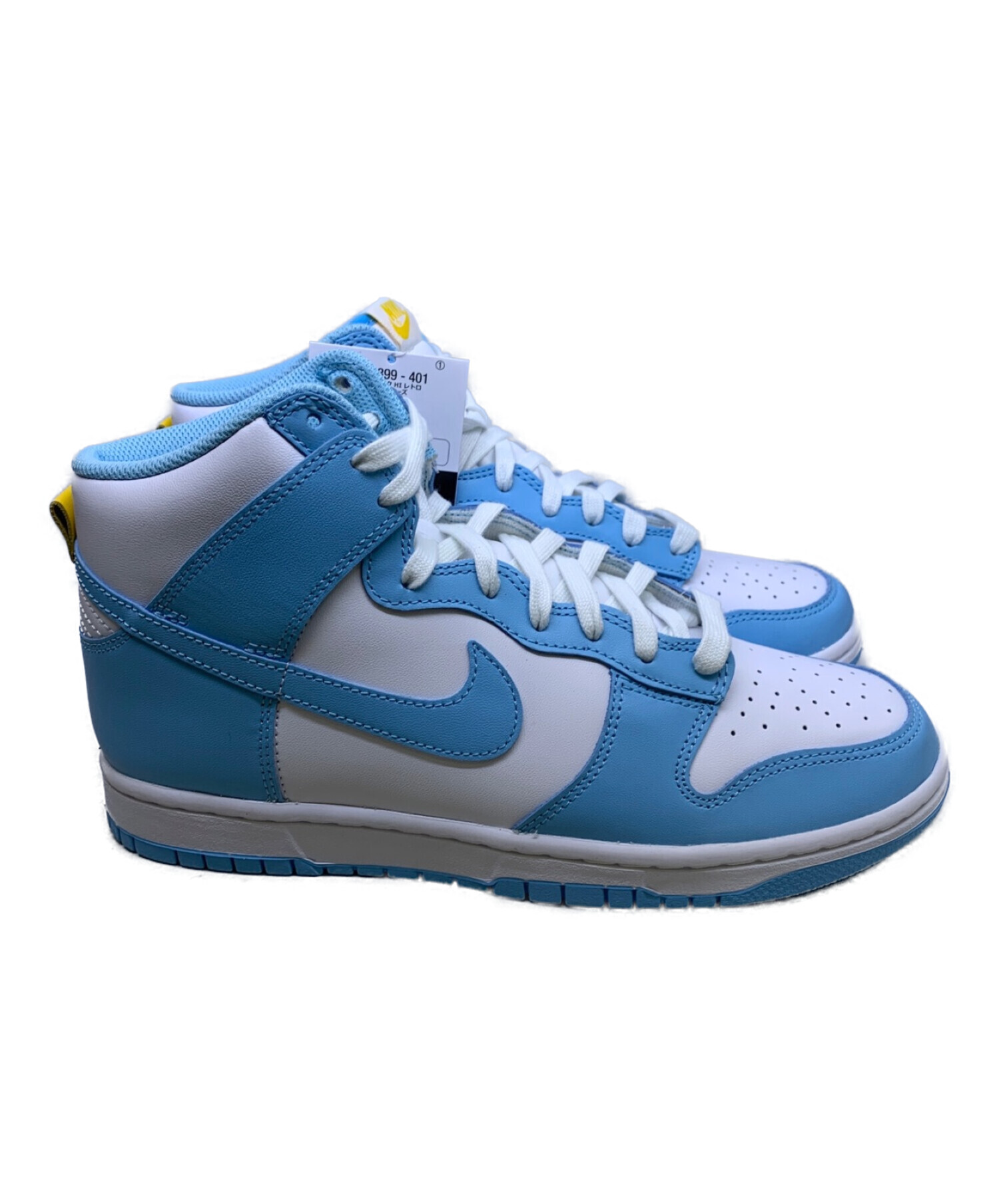 中古・古着通販】NIKE (ナイキ) DUNK HI ブルー×ホワイト サイズ:27 未