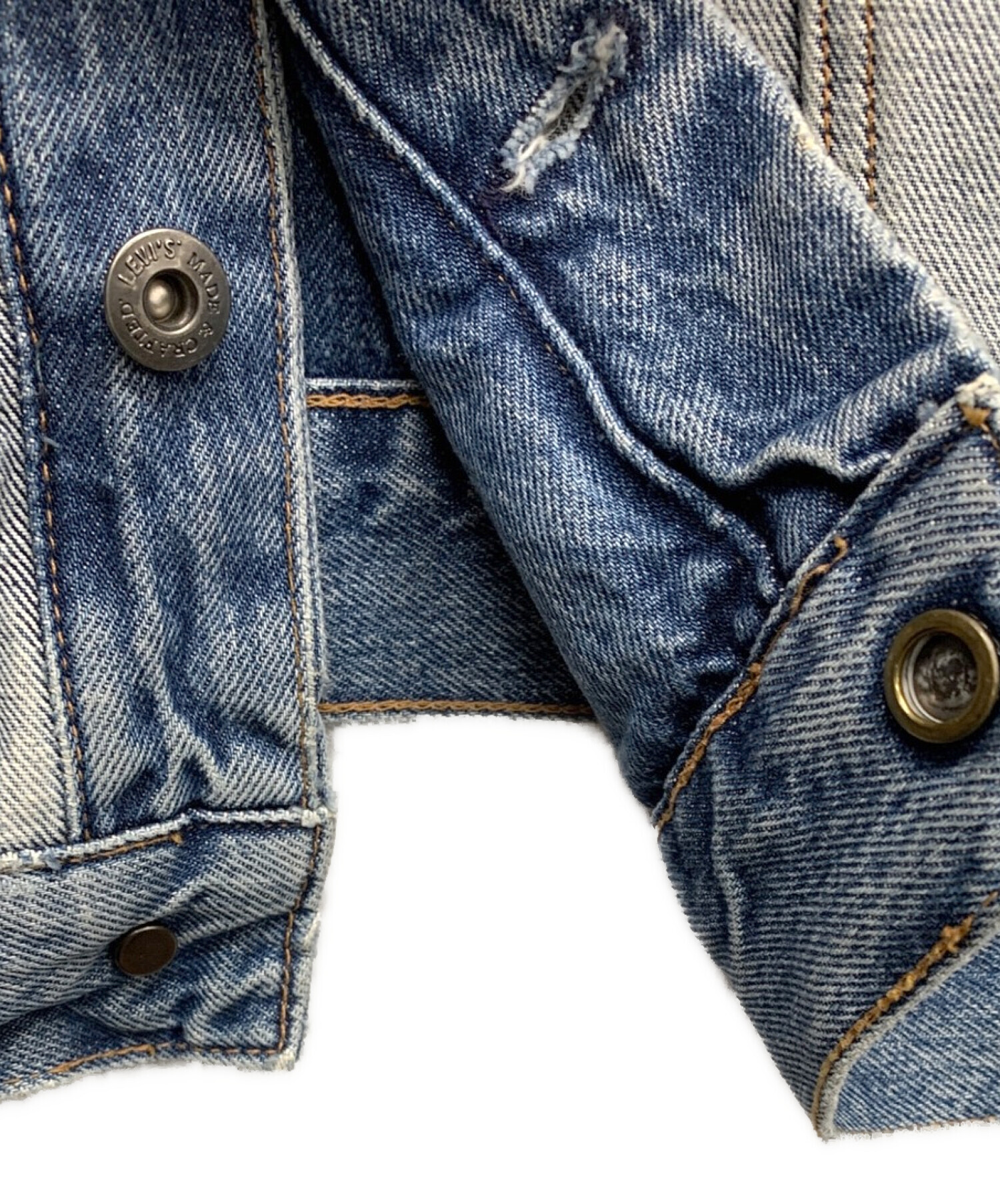 中古・古着通販】LEVI'S MADE&CRAFTED (リーバイスメイドクラフテッド) デニムジャケット インディゴ サイズ:M｜ブランド・古着通販  トレファク公式【TREFAC FASHION】スマホサイト