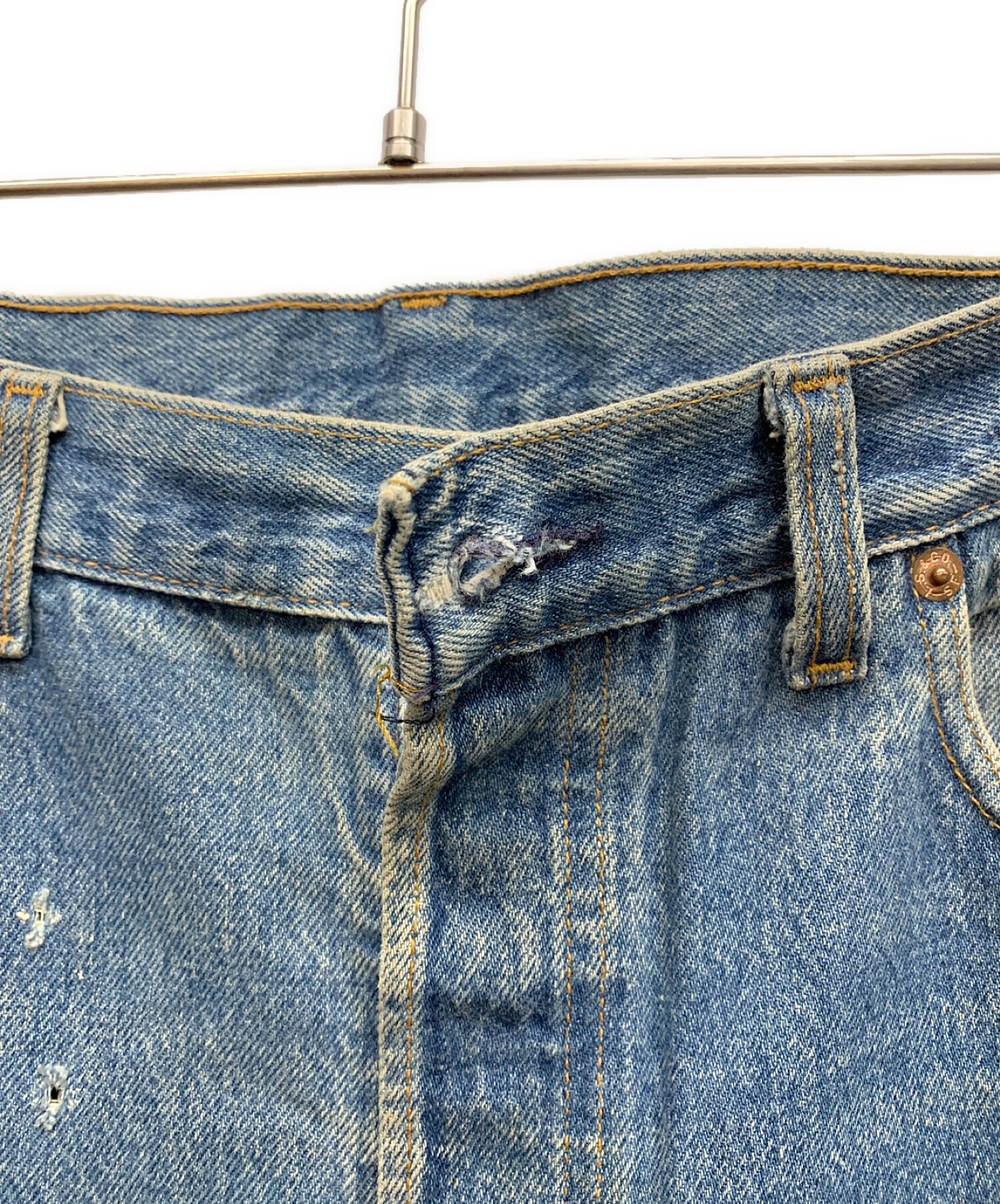 中古・古着通販】LEVI'S (リーバイス) ダメージデニムパンツ 