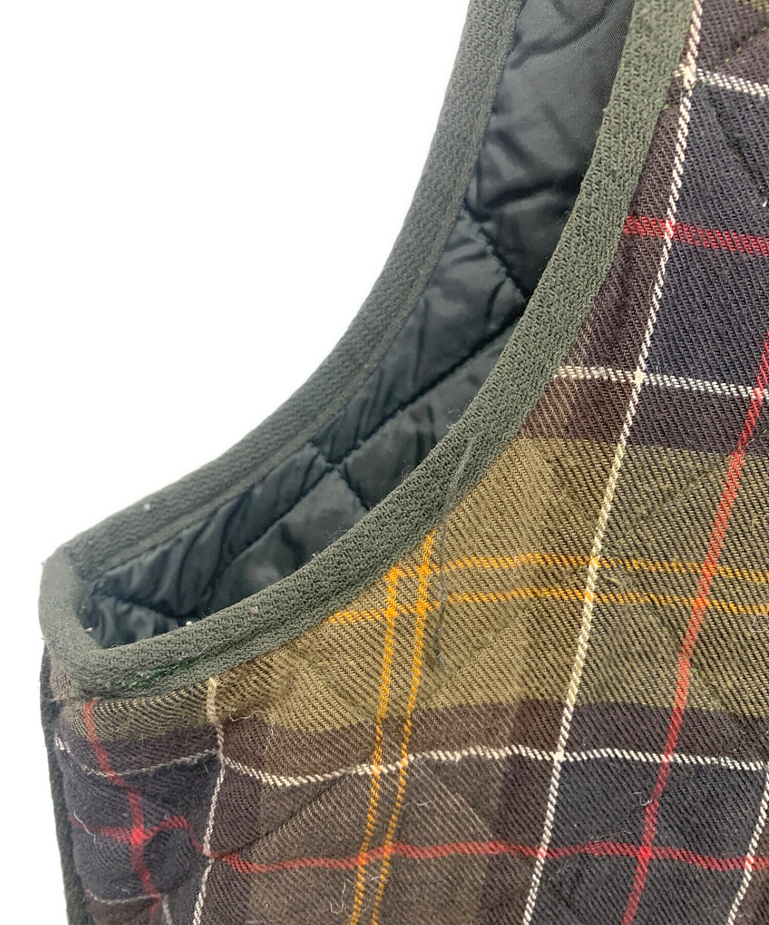 中古・古着通販】Barbour (バブアー) キルティングベスト カーキ