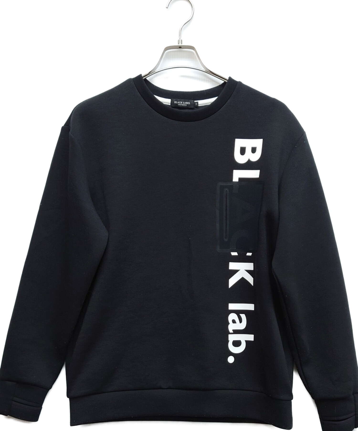 black ストア label crest bridgiスウェット