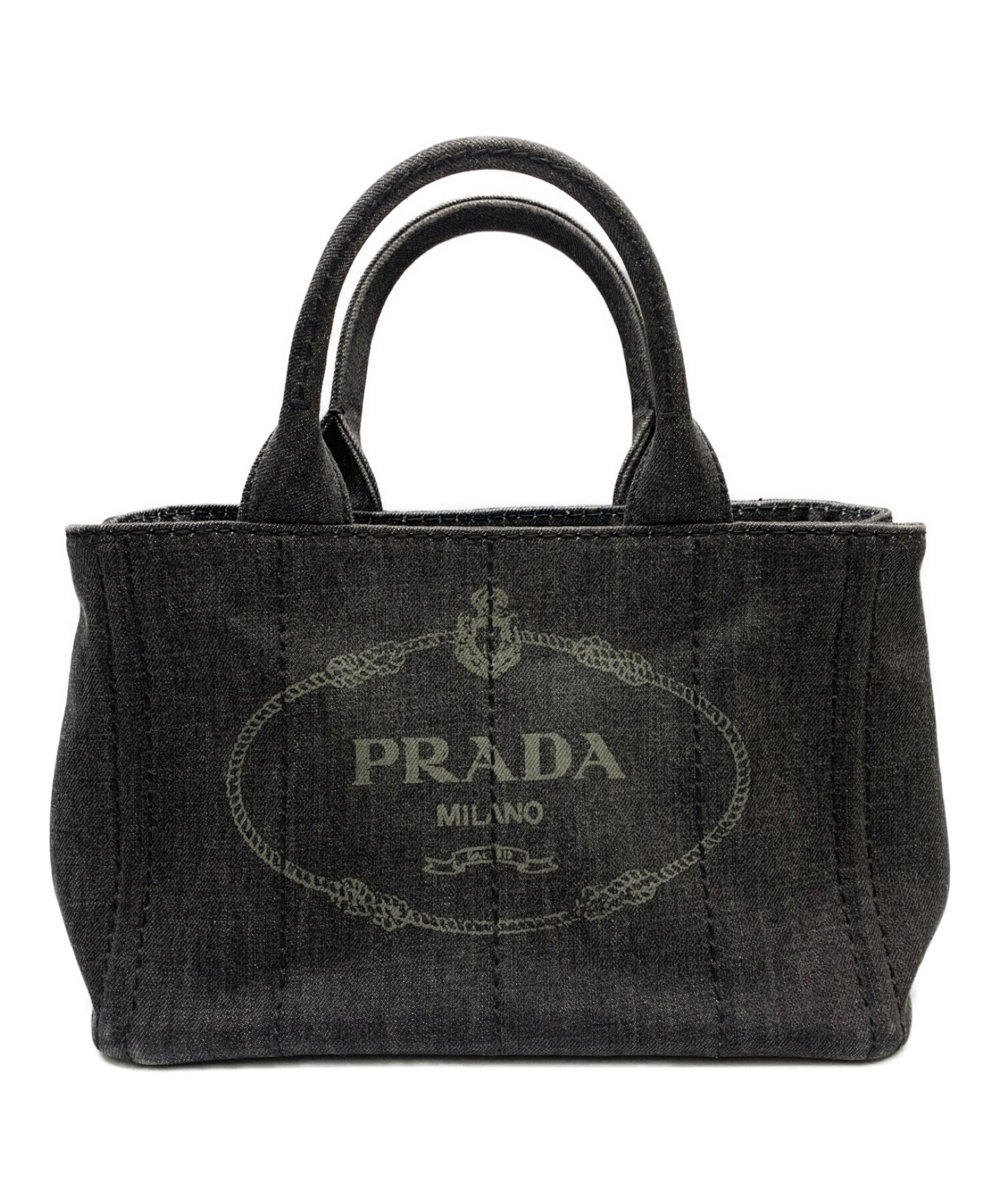 中古・古着通販】PRADA (プラダ) カナパ 2WAYバッグ グレー｜ブランド