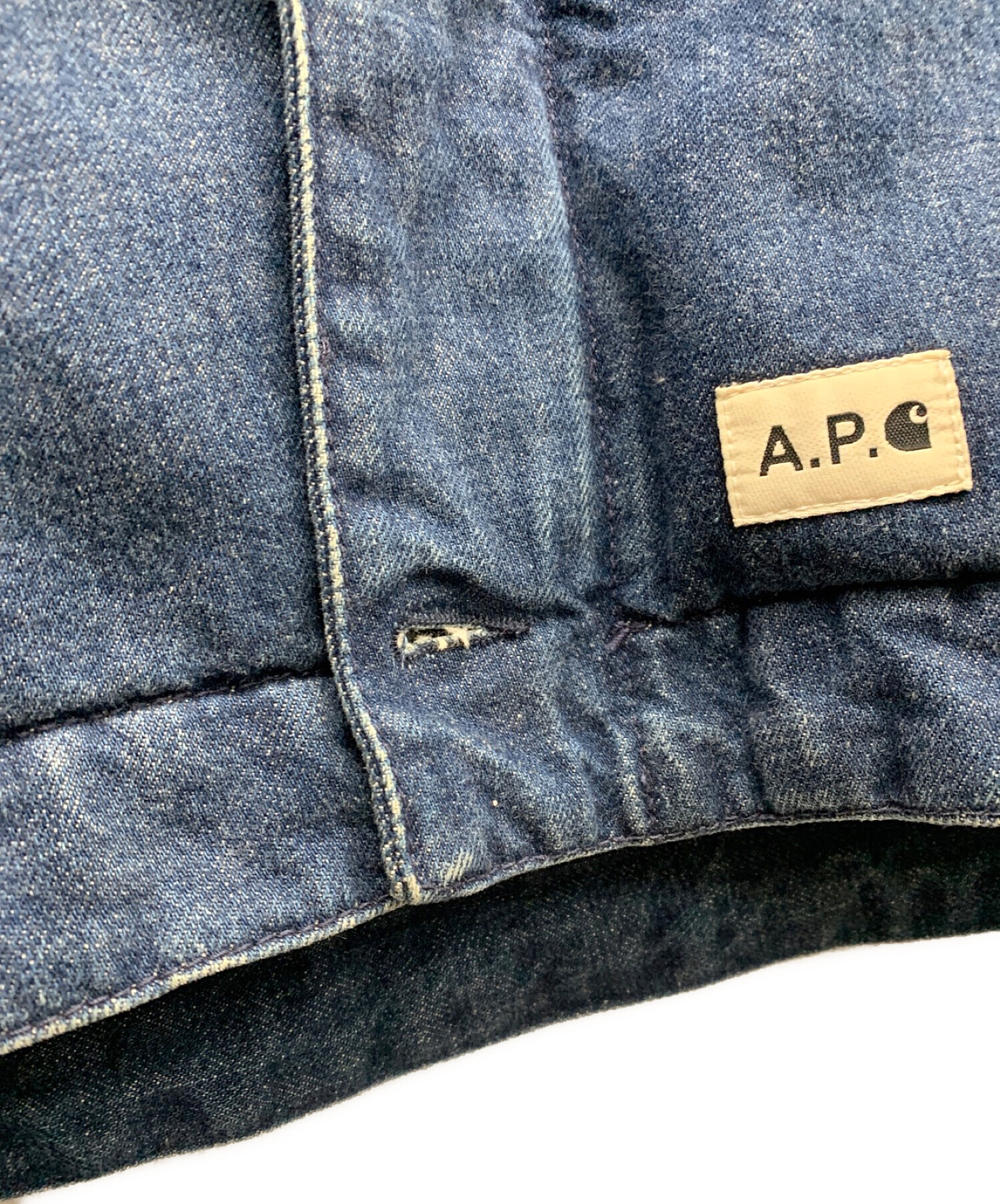 apc オファー carhartt デニム ジャケット