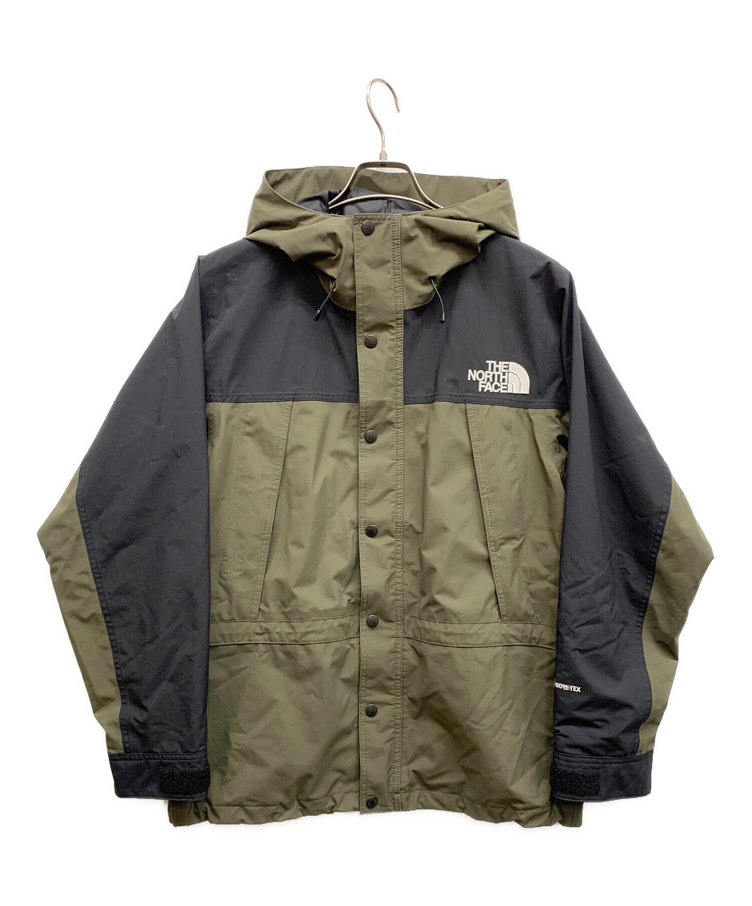 中古・古着通販】THE NORTH FACE (ザ ノース フェイス) マウンテンライトジャケット カーキ×ブラック サイズ:M｜ブランド・古着通販  トレファク公式【TREFAC FASHION】スマホサイト