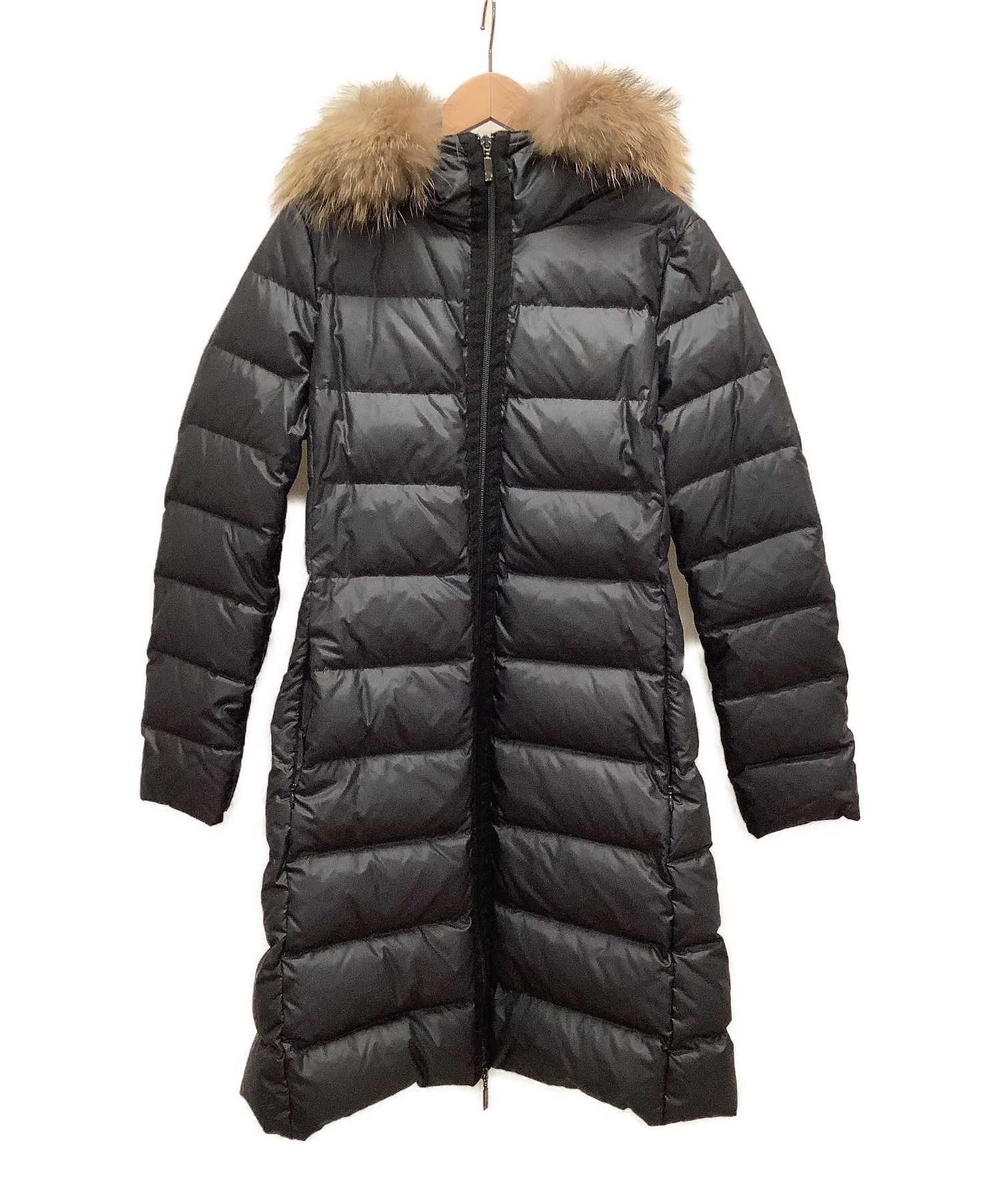 中古・古着通販】MONCLER (モンクレール) ダウンコート ブラック サイズ:（ タグ表記サイズ：0 ）｜ブランド・古着通販  トレファク公式【TREFAC FASHION】スマホサイト