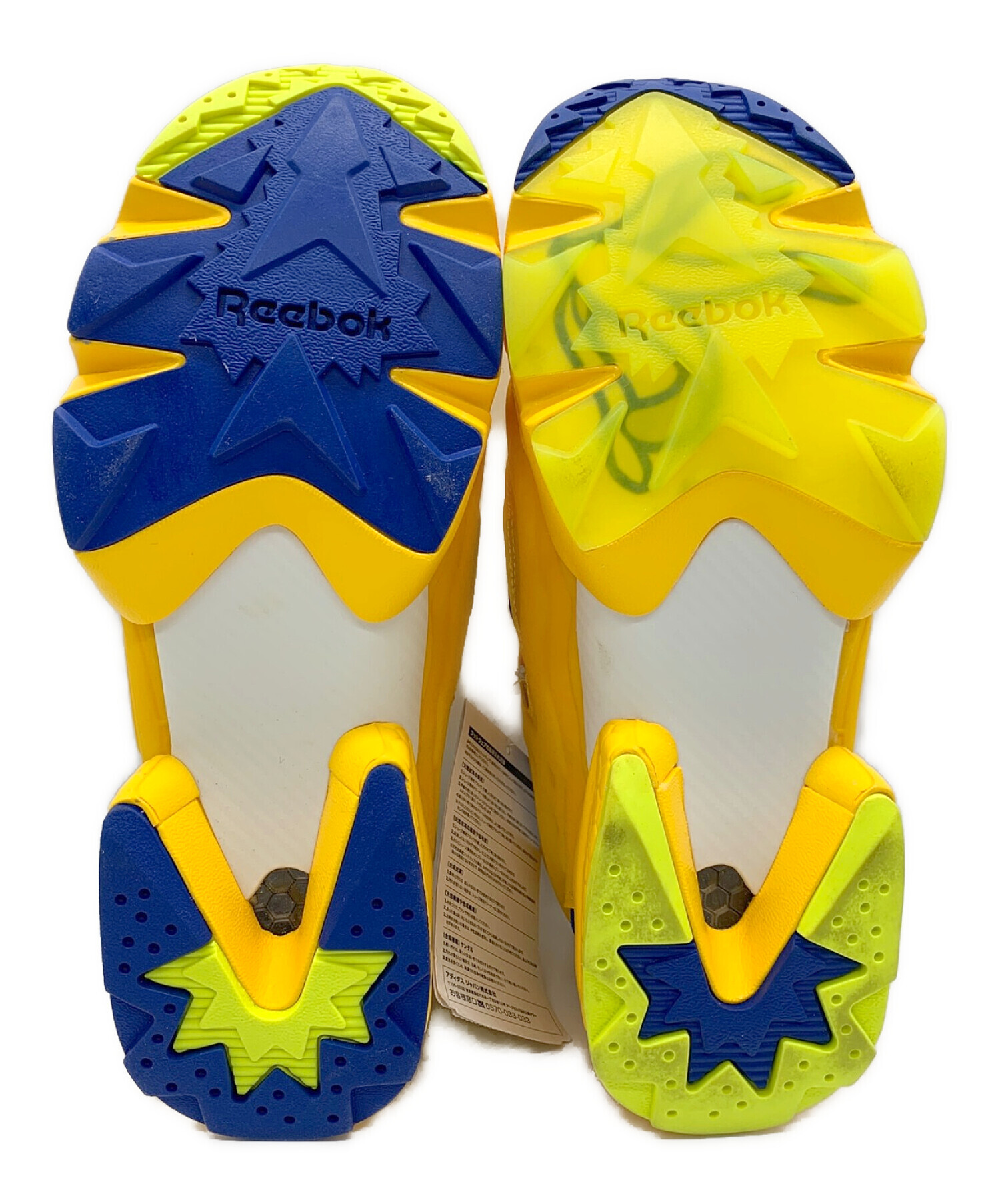 REEBOK (リーボック) MINIONS (ミニオン) スニーカー イエロー サイズ:US7 1/2