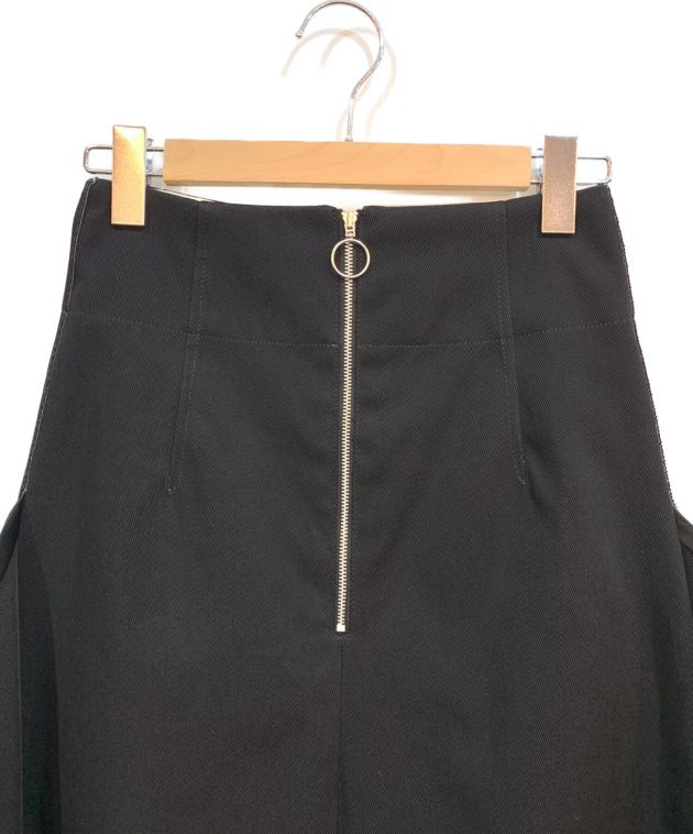 TOGA ARCHIVES (トーガアーカイブス) アセテートヘビーツイルスカート ブラック サイズ:36 未使用品