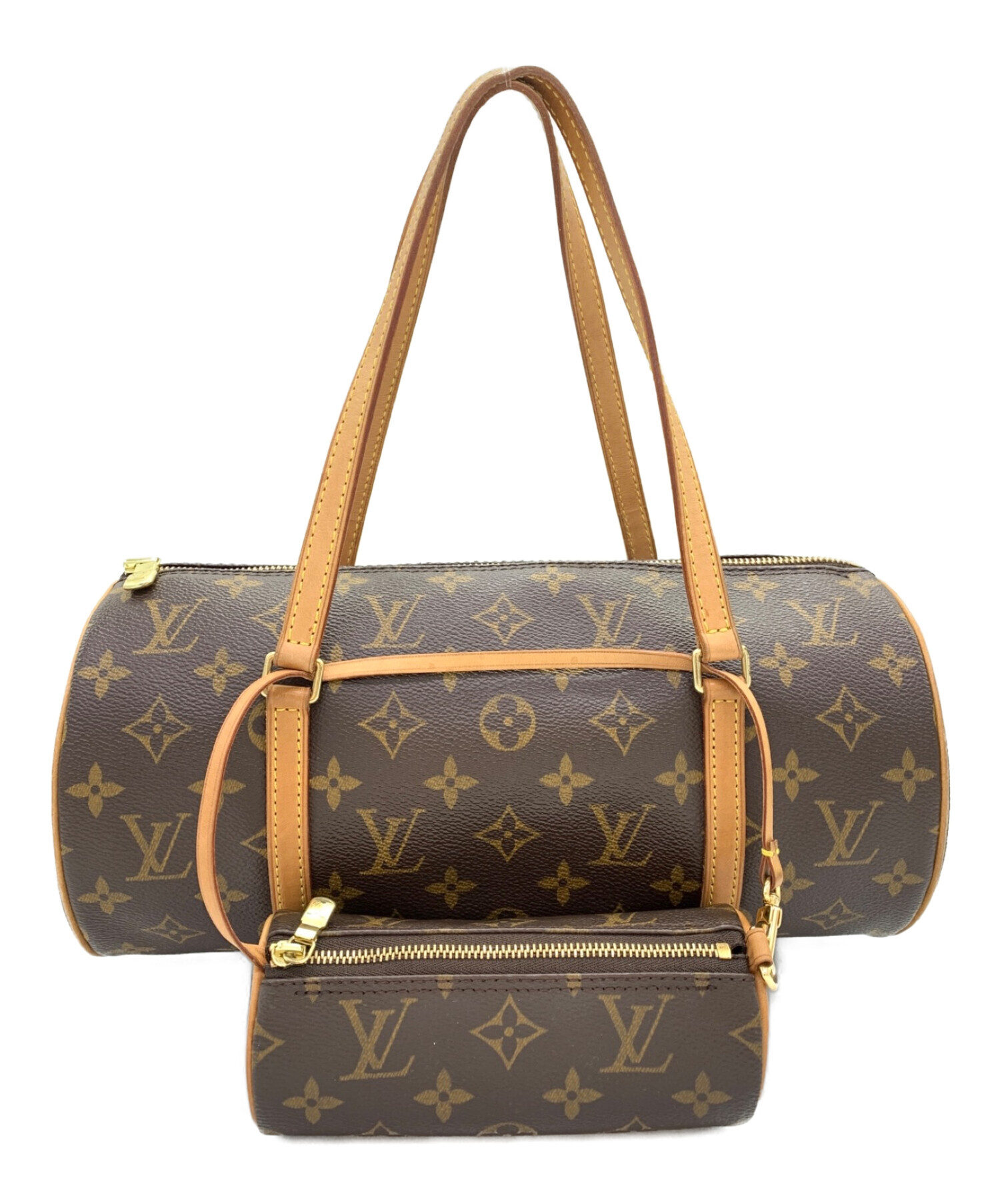 中古・古着通販】LOUIS VUITTON (ルイ ヴィトン) パピヨン30 ブラウン