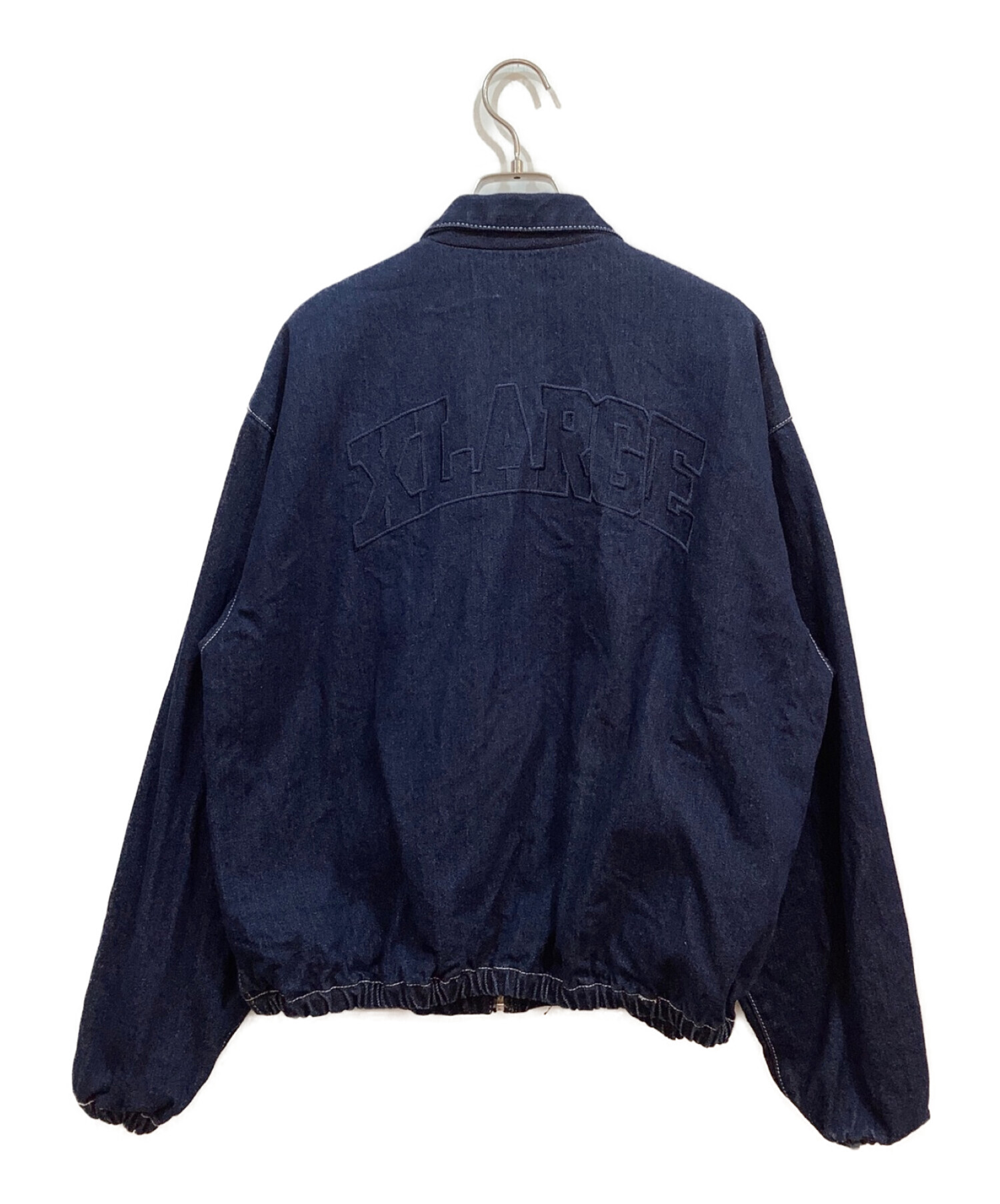 X-LARGE (エクストララージ) デニムジャケット DENIM TEAM JACKET ネイビー サイズ:M