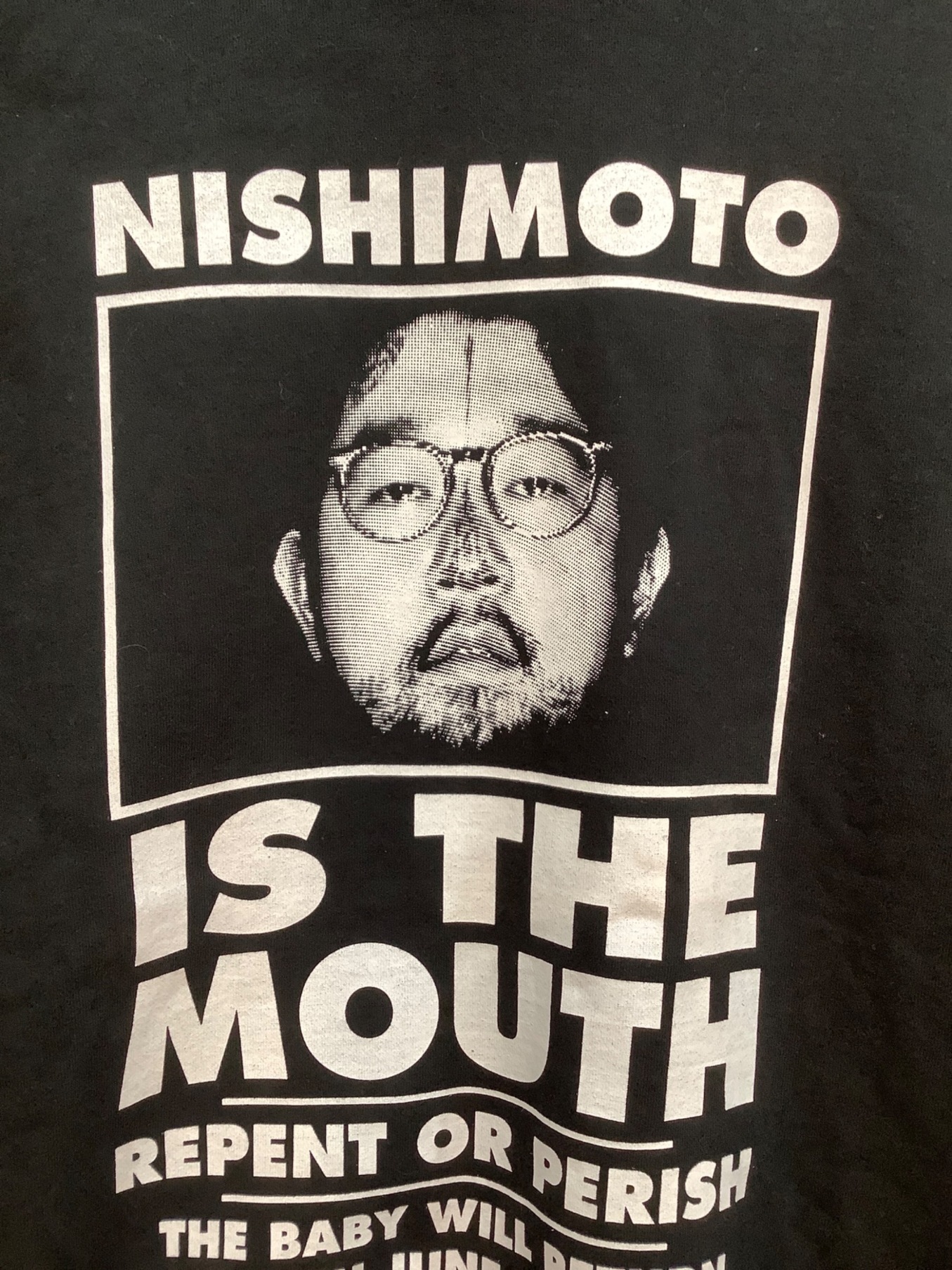NISHIMOTO IS THE MOUTH (ニシモトイズザマウス) パーカー ブラック サイズ:XL