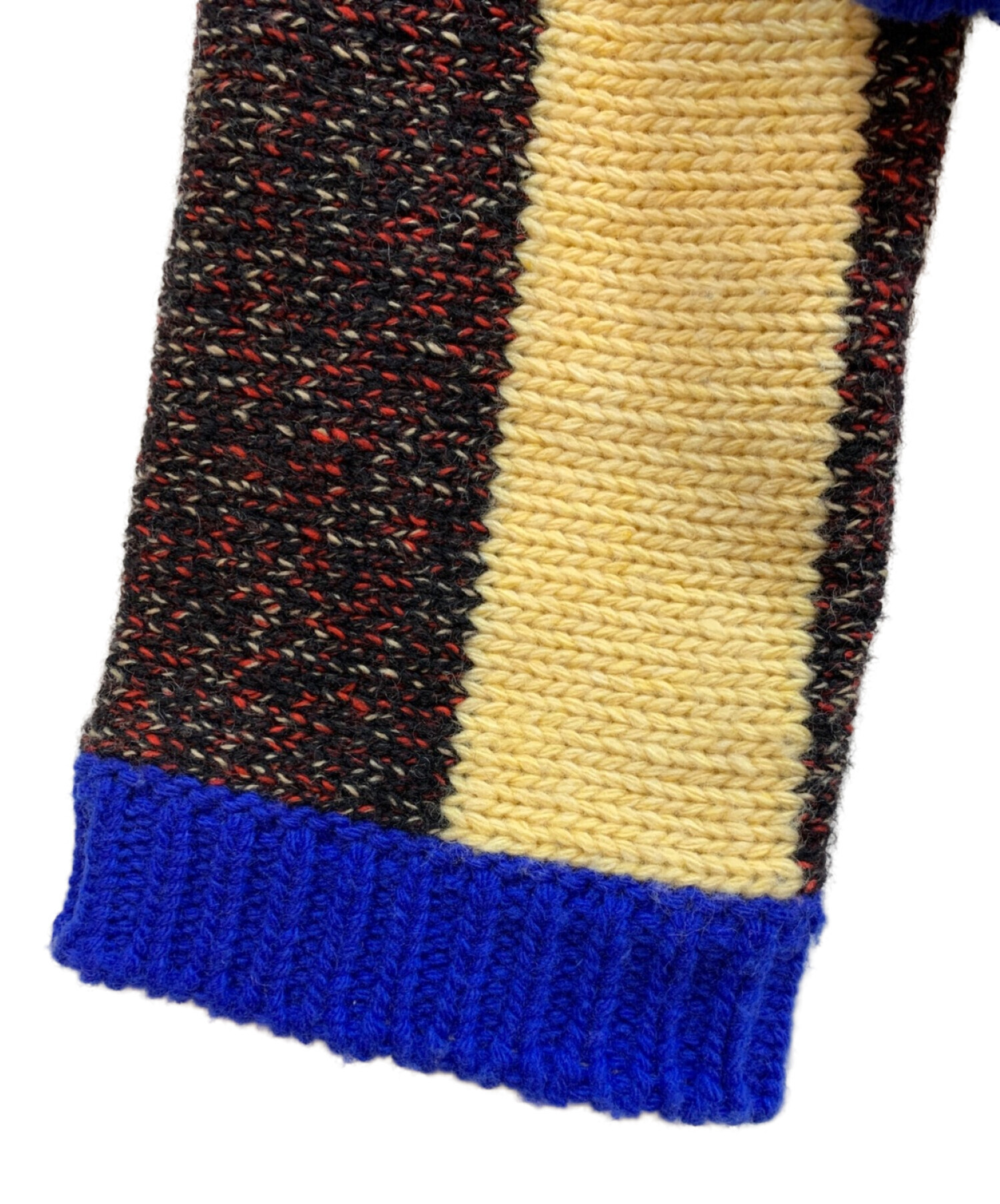 Plan C (プランシー) Colour Block Knit Roll Neck Jumper（カラーブロック ニット ロールネック セーター ）  サイズ:44