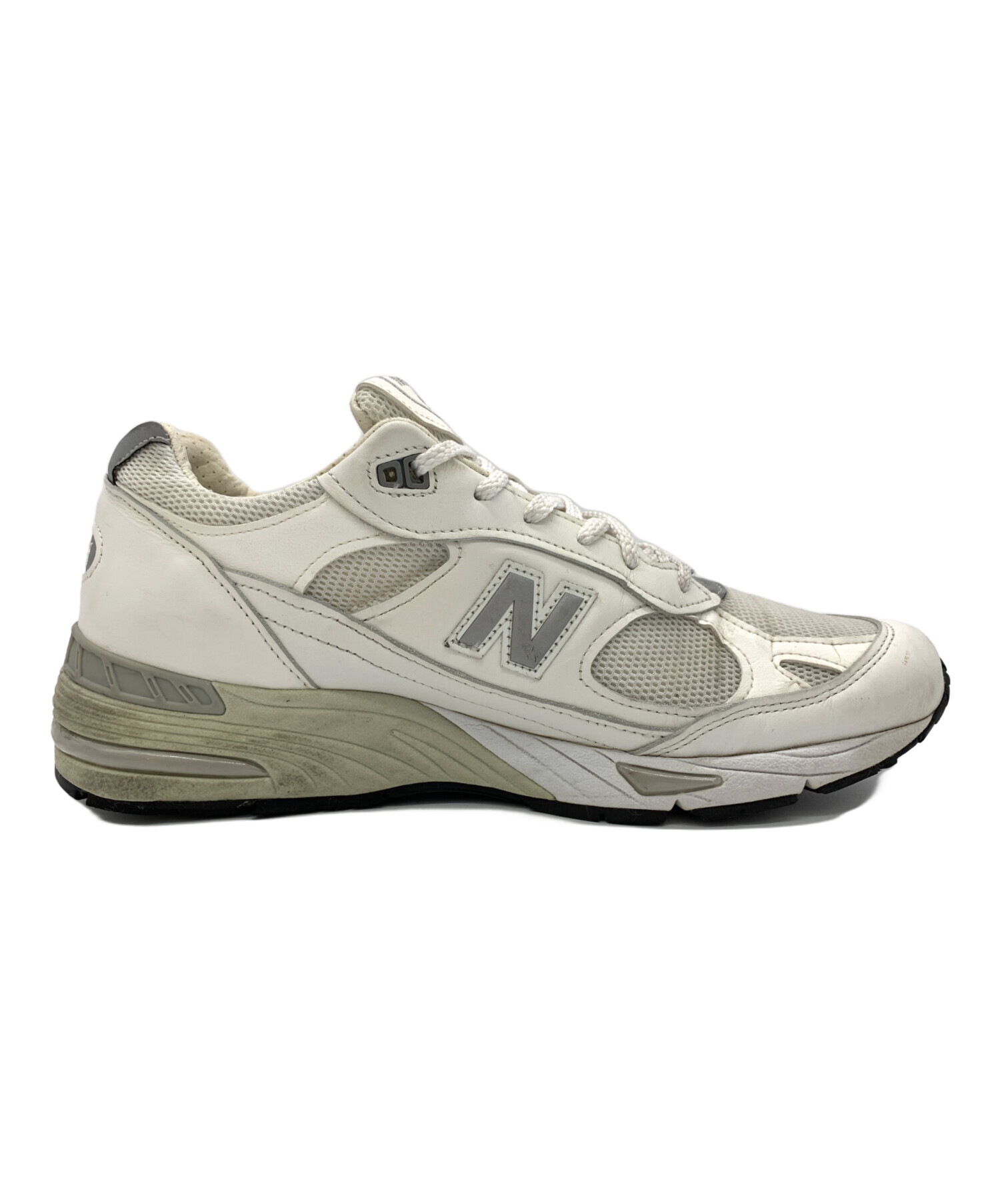 中古・古着通販】NEW BALANCE (ニューバランス) 991 MiUK White Silver ホワイト サイズ:US11｜ブランド・古着通販  トレファク公式【TREFAC FASHION】スマホサイト