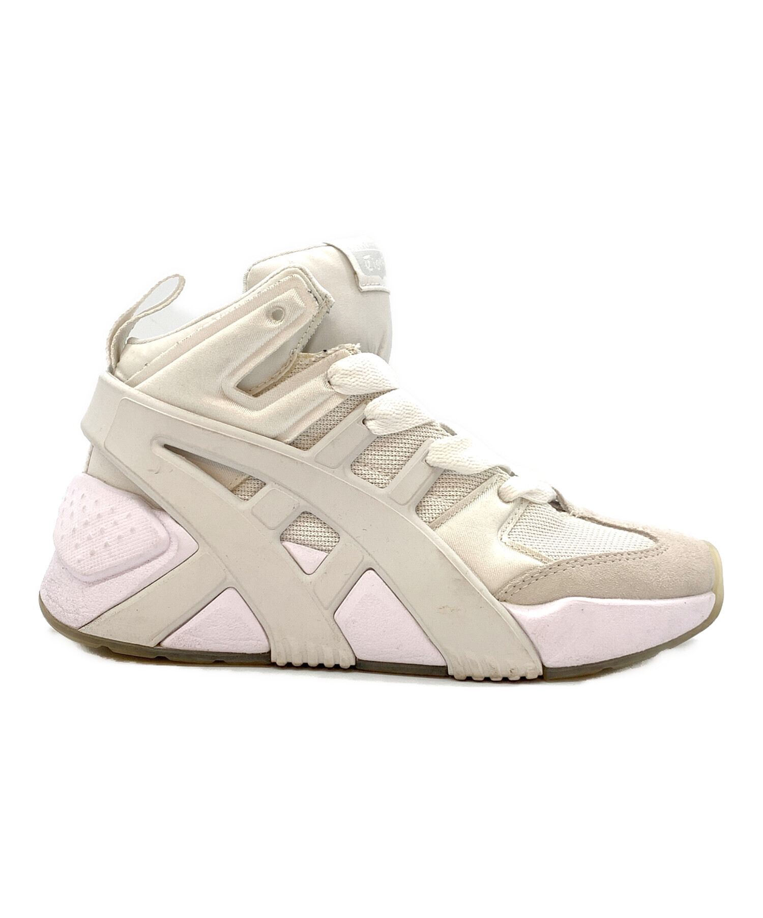 中古・古着通販】Onitsuka Tiger (オニツカタイガー) BIG LOGO TRAINER PUFFED / ハイカットスニーカー ホワイト  サイズ:23｜ブランド・古着通販 トレファク公式【TREFAC FASHION】スマホサイト