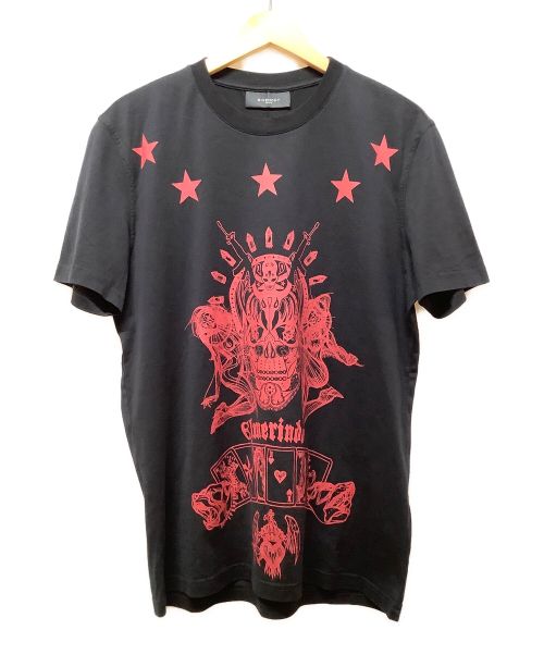 中古・古着通販】GIVENCHY (ジバンシィ) プリントTシャツ ブラック