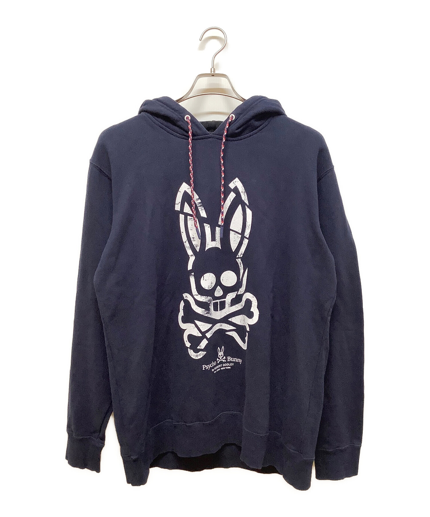 Psycho Bunny (サイコ バニー) プルオーバーパーカー ネイビー サイズ:XL