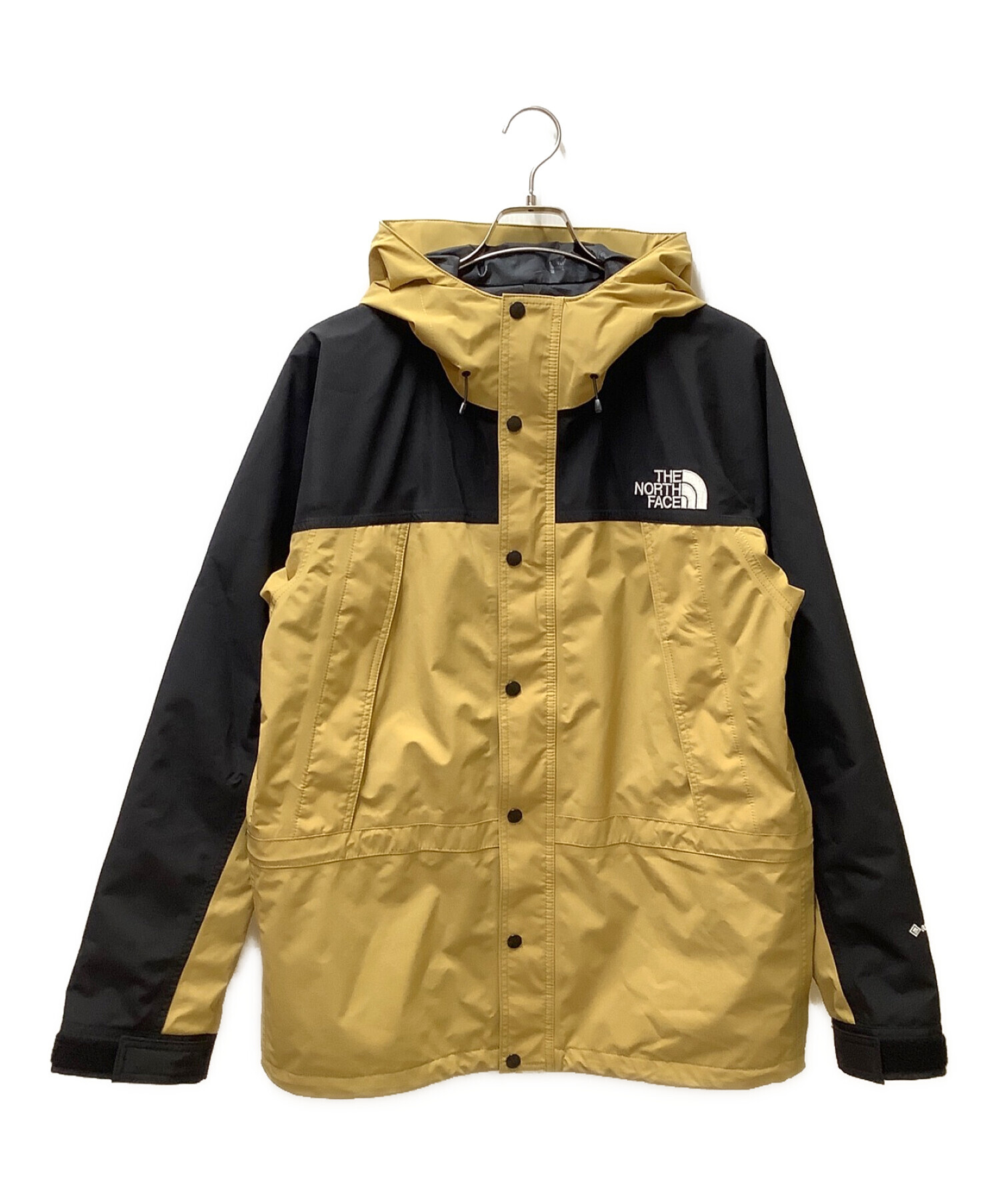 THE NORTH FACE (ザ ノース フェイス) MOUNTAIN LIGHT JACKET （マウンテンライトジャケット） カーキ×ブラック  サイズ:XL 未使用品