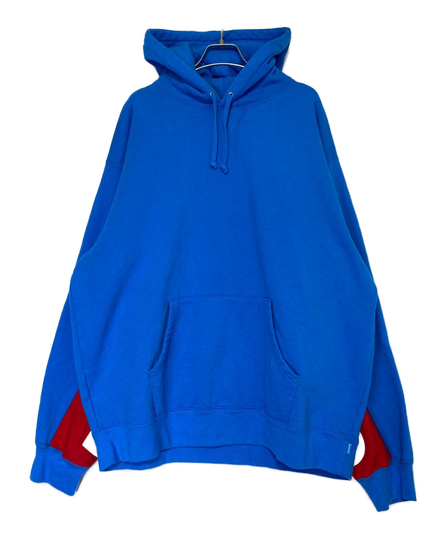 SUPREME (シュプリーム) Cropped Panels Hooded Sweatshirt ブルー サイズ:XL