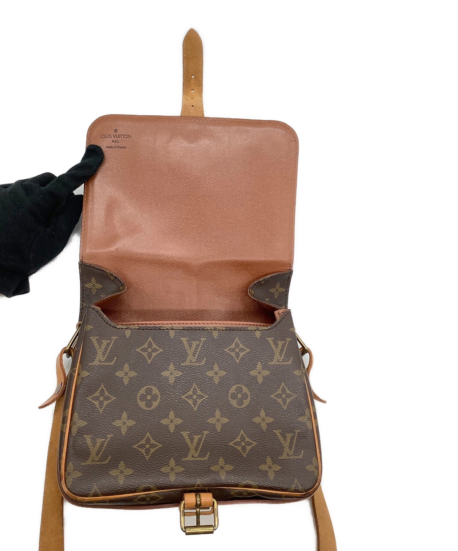 シリアルNoSL1923LOUIS VUITTON モノグラム カルトシエール MM ショルダーバッグ