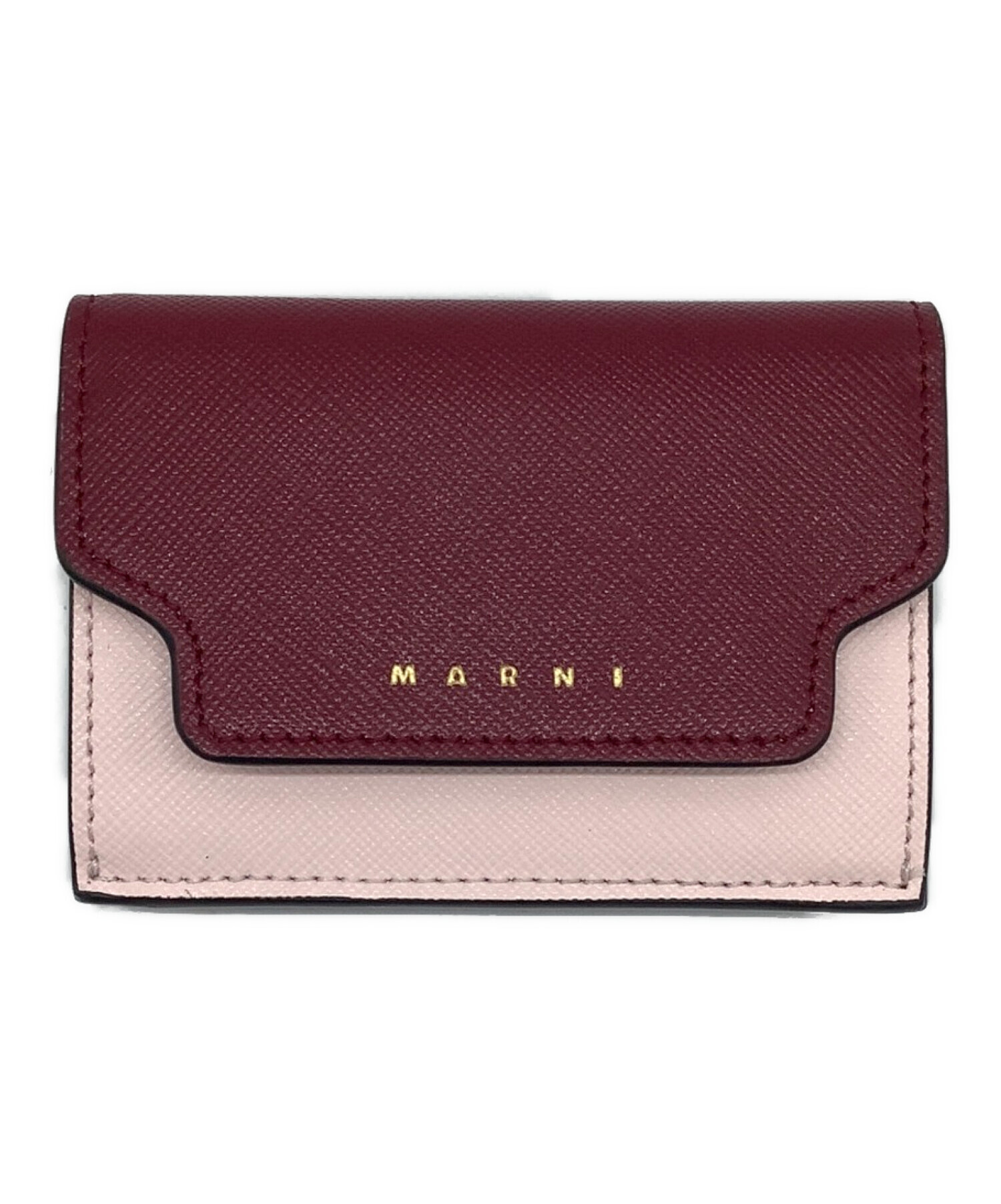 中古・古着通販】MARNI (マルニ) 3つ折り財布 マルチカラー ネイビー