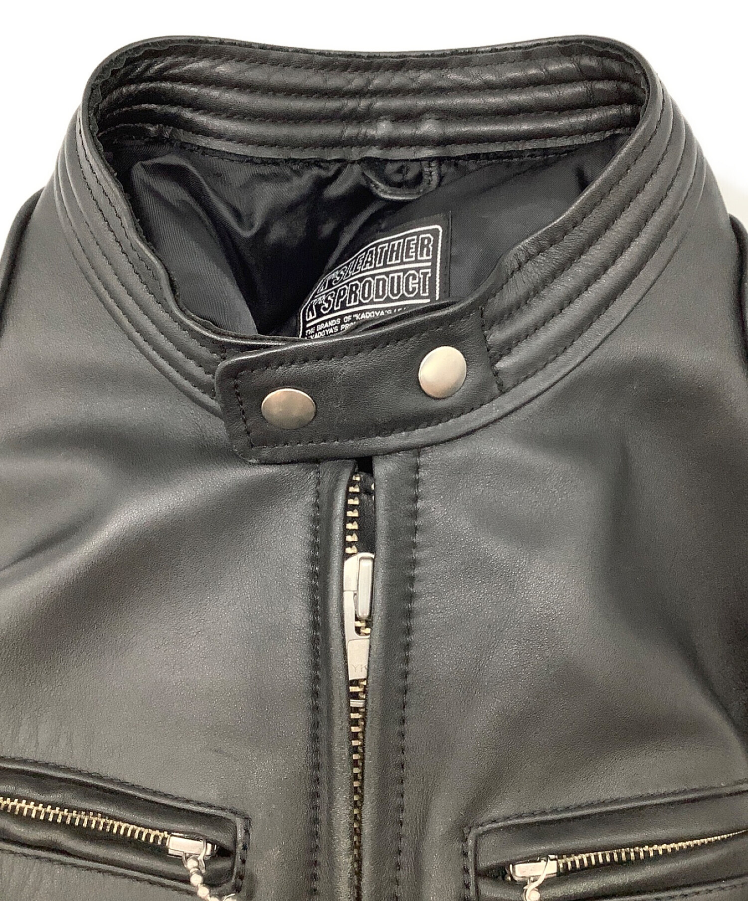 KADOYA (カドヤ) ライダースジャケット ブラック サイズ:L