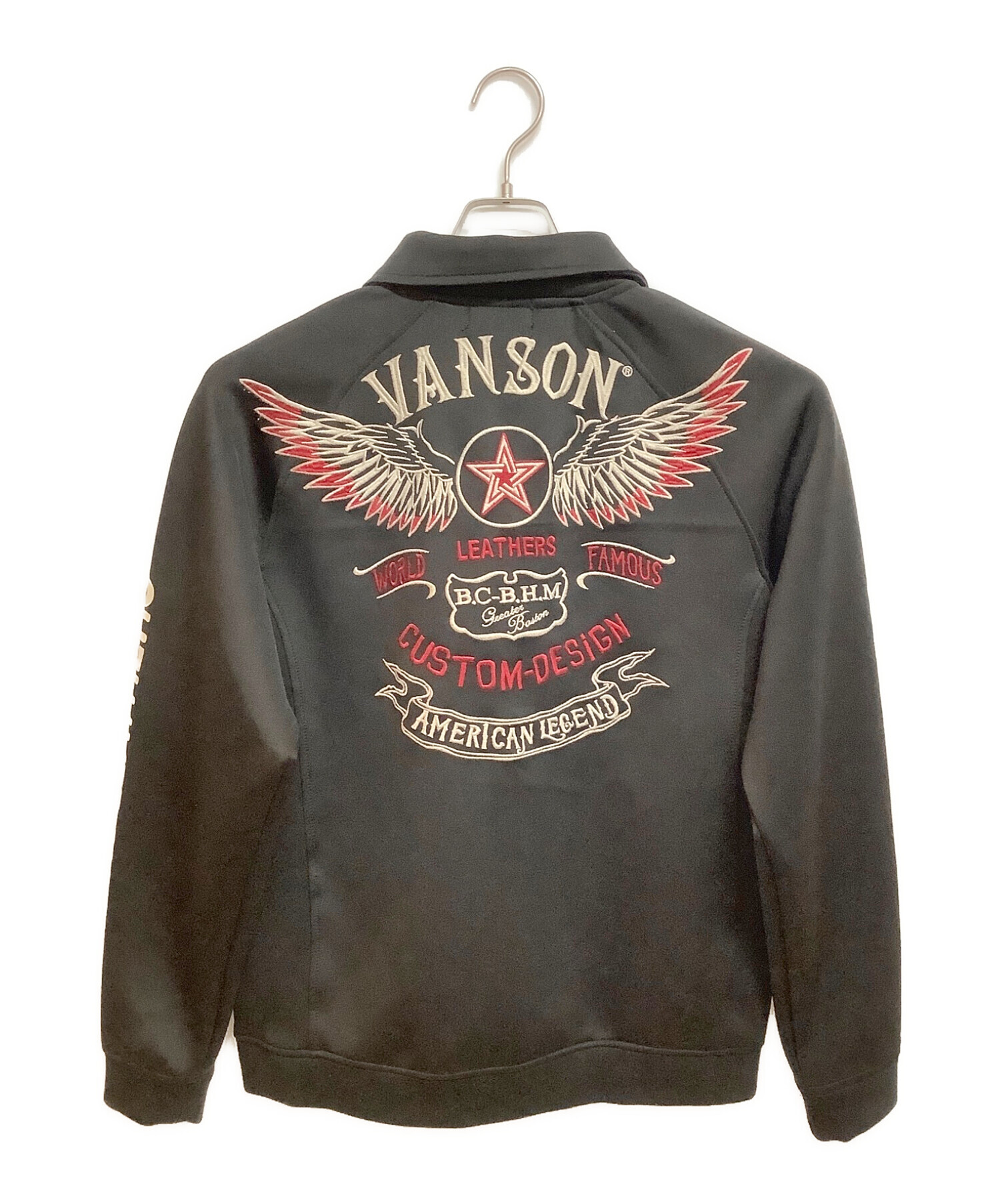 VANSON (バンソン) スイングトップ ブラック サイズ:L