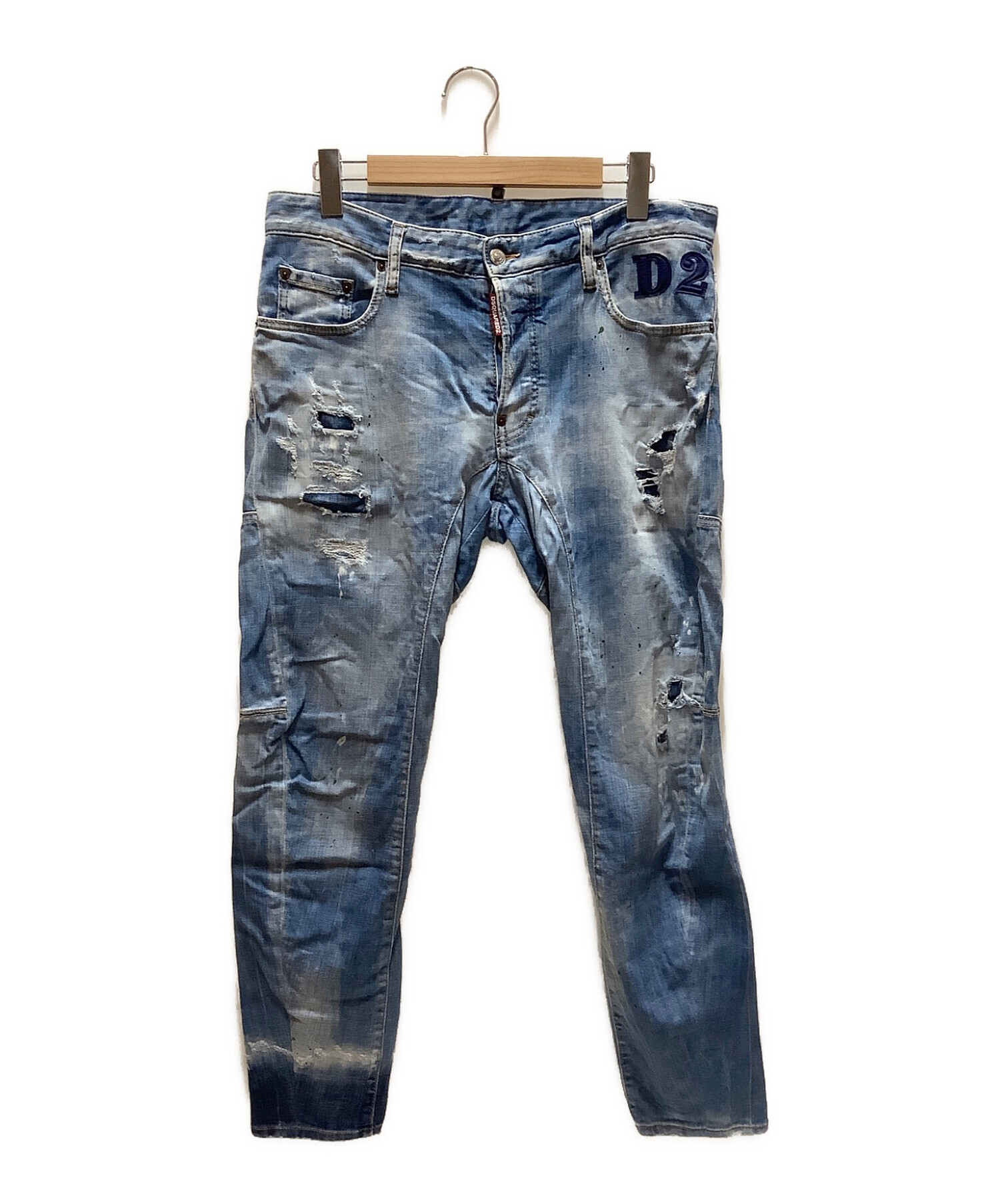 DSQUARED2 (ディースクエアード) Tidy Biker Jeans(タイディバイカージーンズ) インディゴ サイズ:50