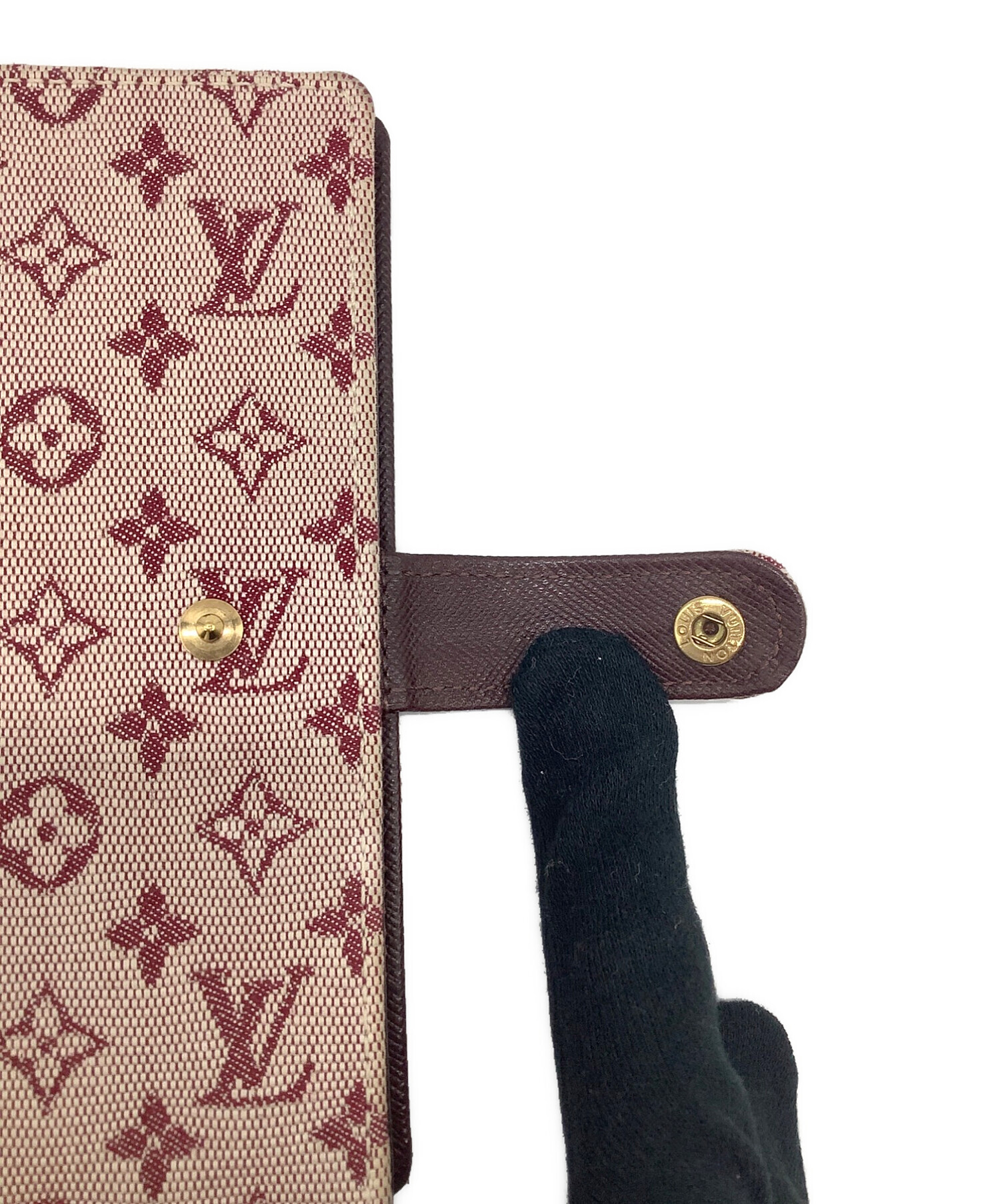 LOUIS VUITTON (ルイ ヴィトン) モノグラム・ミニ アジェンダPM 手帳カバー チェリー