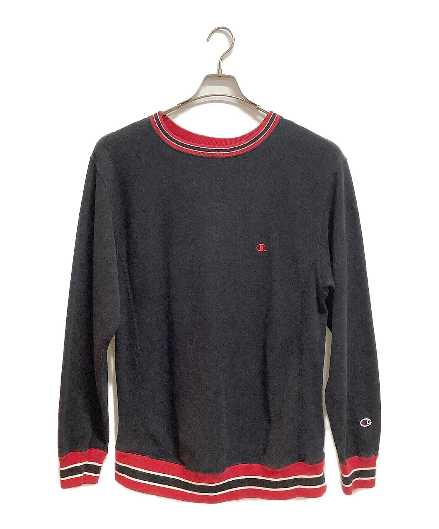 Champion reverse store weave crewneck black