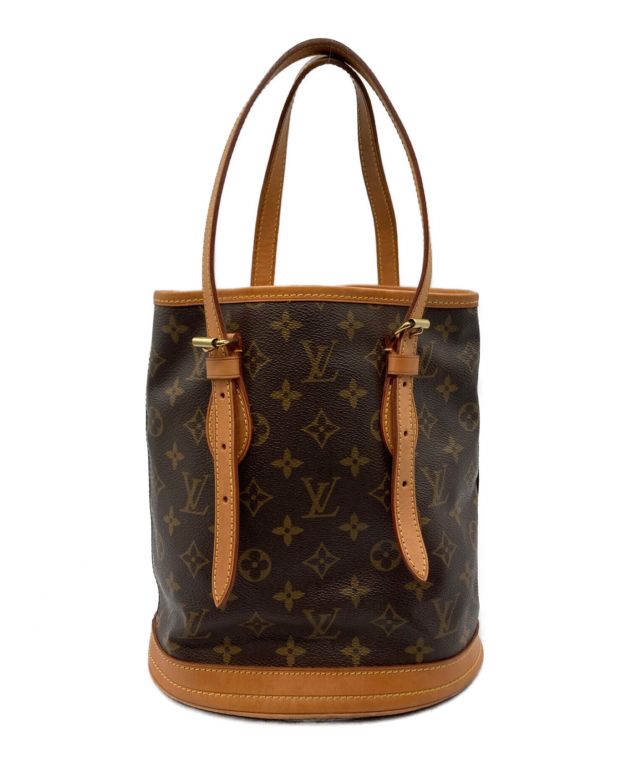 中古・古着通販】LOUIS VUITTON (ルイ ヴィトン) LOUIS VUITTON プチバケット モノグラム｜ブランド・古着通販  トレファク公式【TREFAC FASHION】スマホサイト