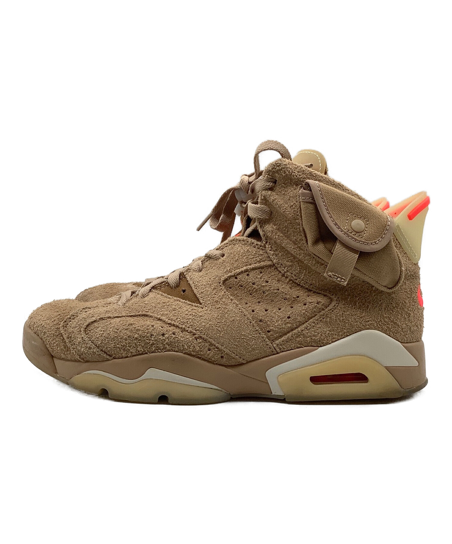 中古・古着通販】NIKE (ナイキ) Travis Scott (トラヴィス スコット) Travis Scott × Nike Air Jordan  6 British Khaki ベージュ サイズ:US10｜ブランド・古着通販 トレファク公式【TREFAC FASHION】スマホサイト