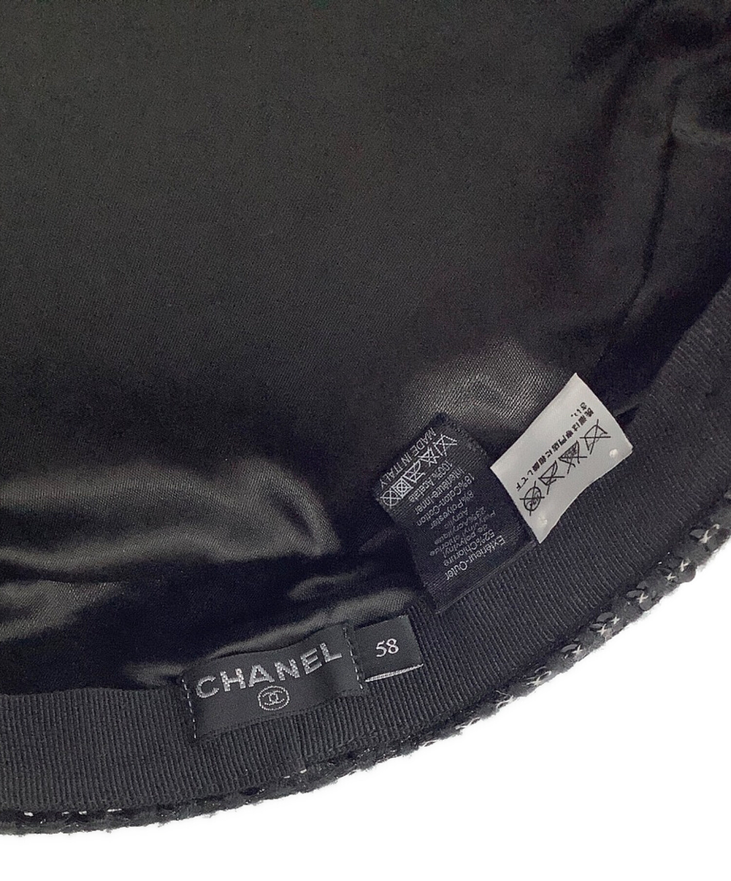 中古・古着通販】CHANEL (シャネル) スパンコール キャスケット