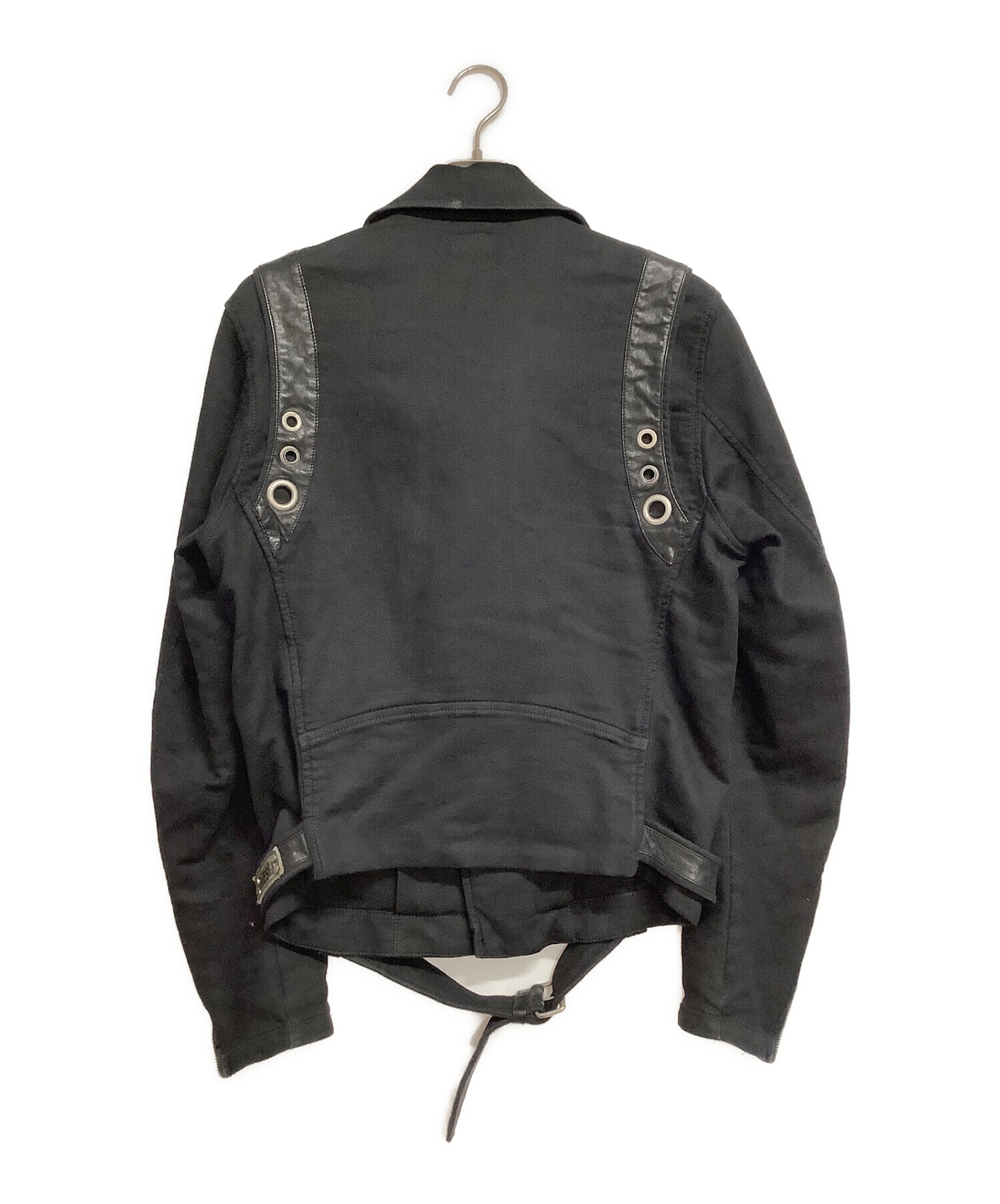 DIESEL (ディーゼル) ライダースジャケット ブラック サイズ:L