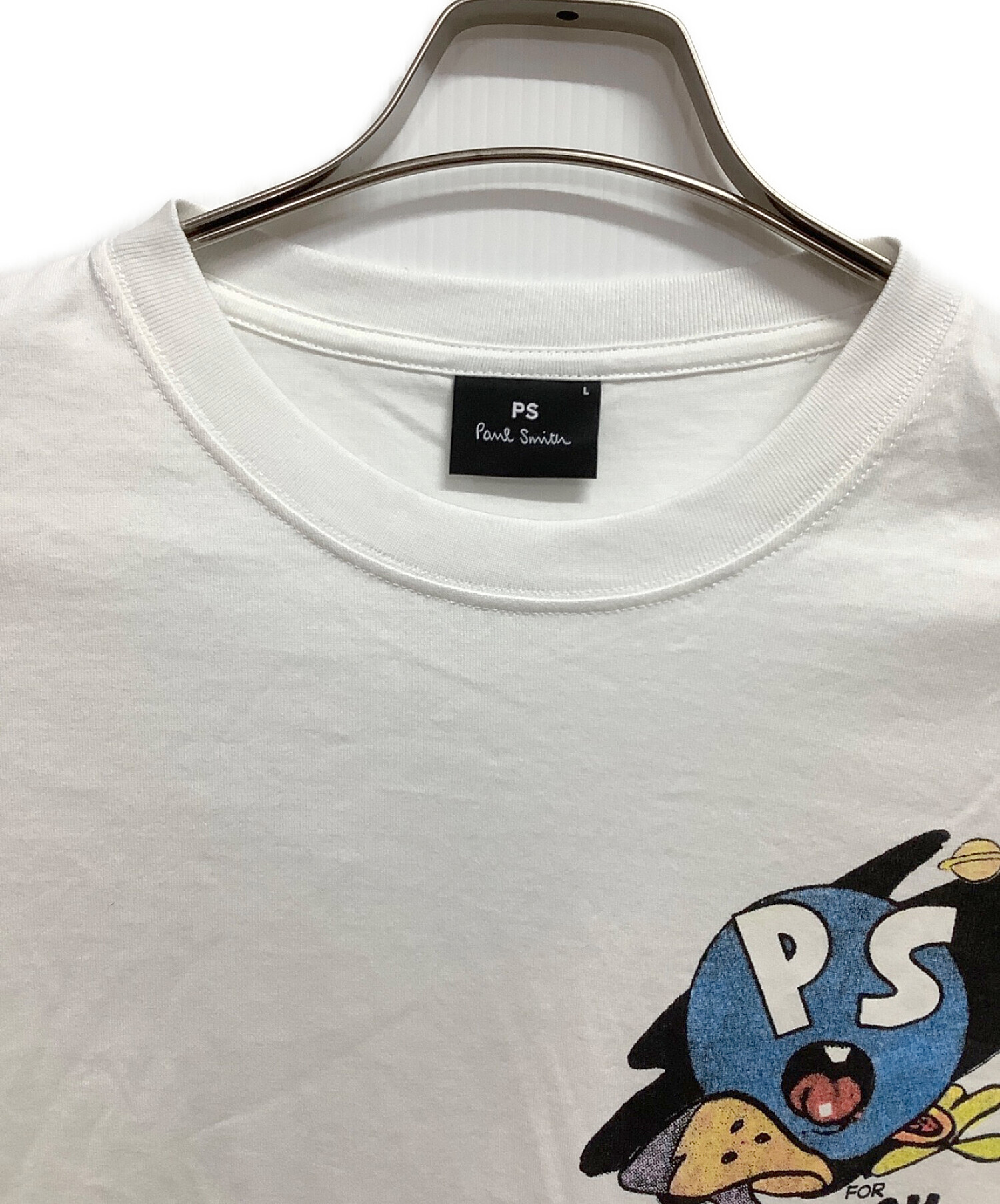 中古・古着通販】PAUL SMITH (ポールスミス) 長袖Tシャツ ホワイト