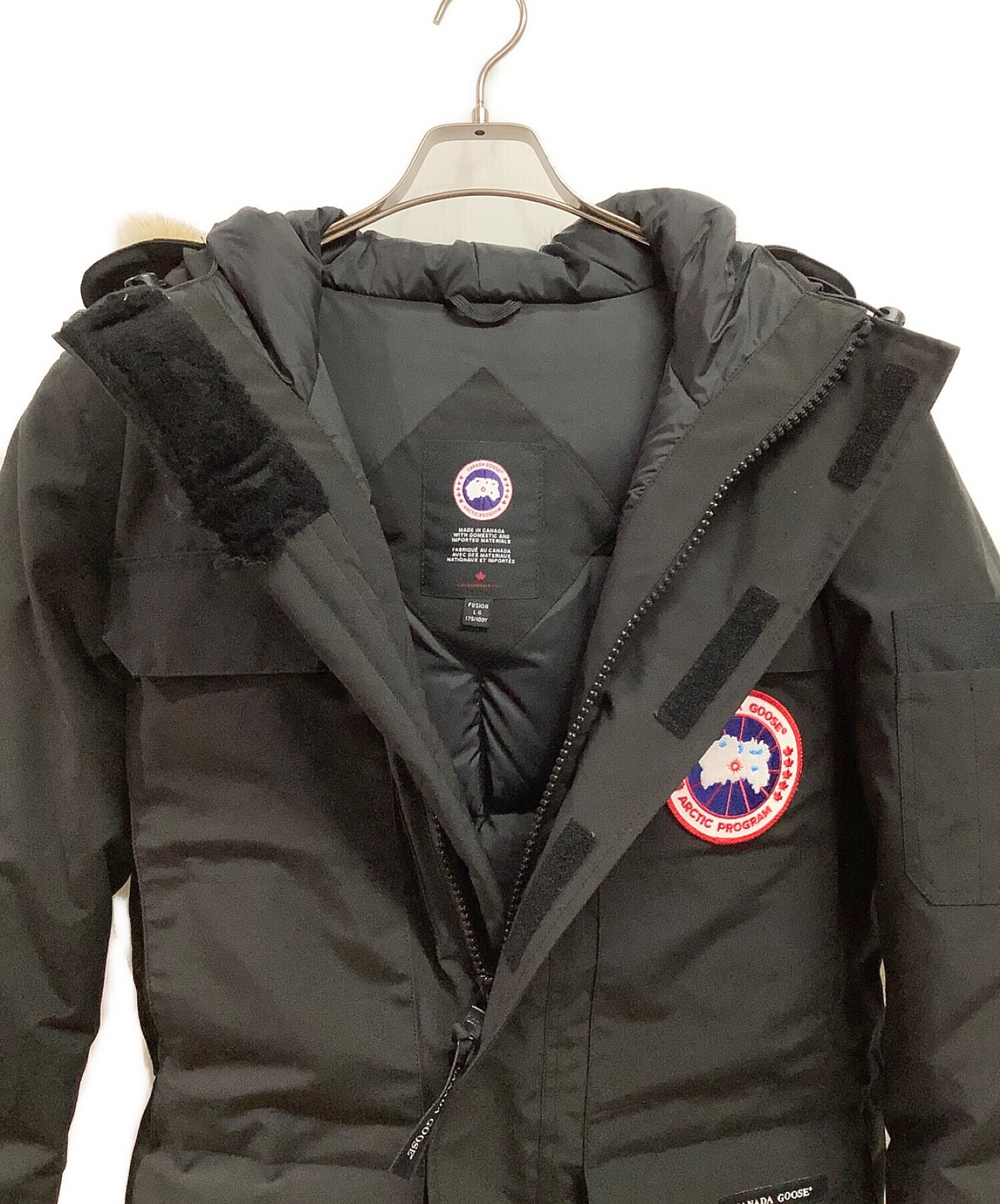 中古・古着通販】CANADA GOOSE (カナダグース) CITADEL PARKA(シタデルパーカ) ブラック サイズ:L｜ブランド・古着通販  トレファク公式【TREFAC FASHION】スマホサイト