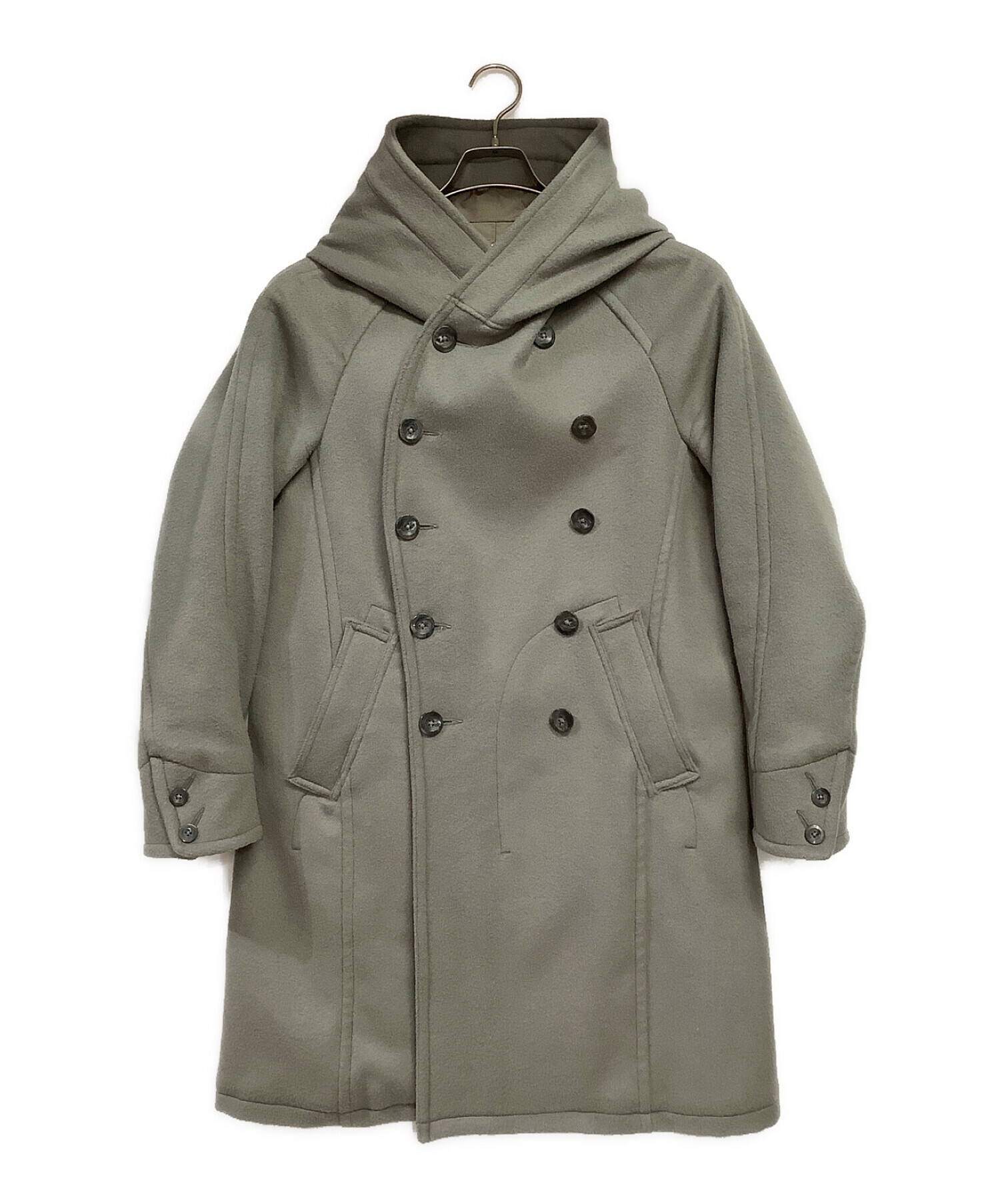 nonnative (ノンネイティブ) SAILOR HOODED COAT W/N MELTON グレー