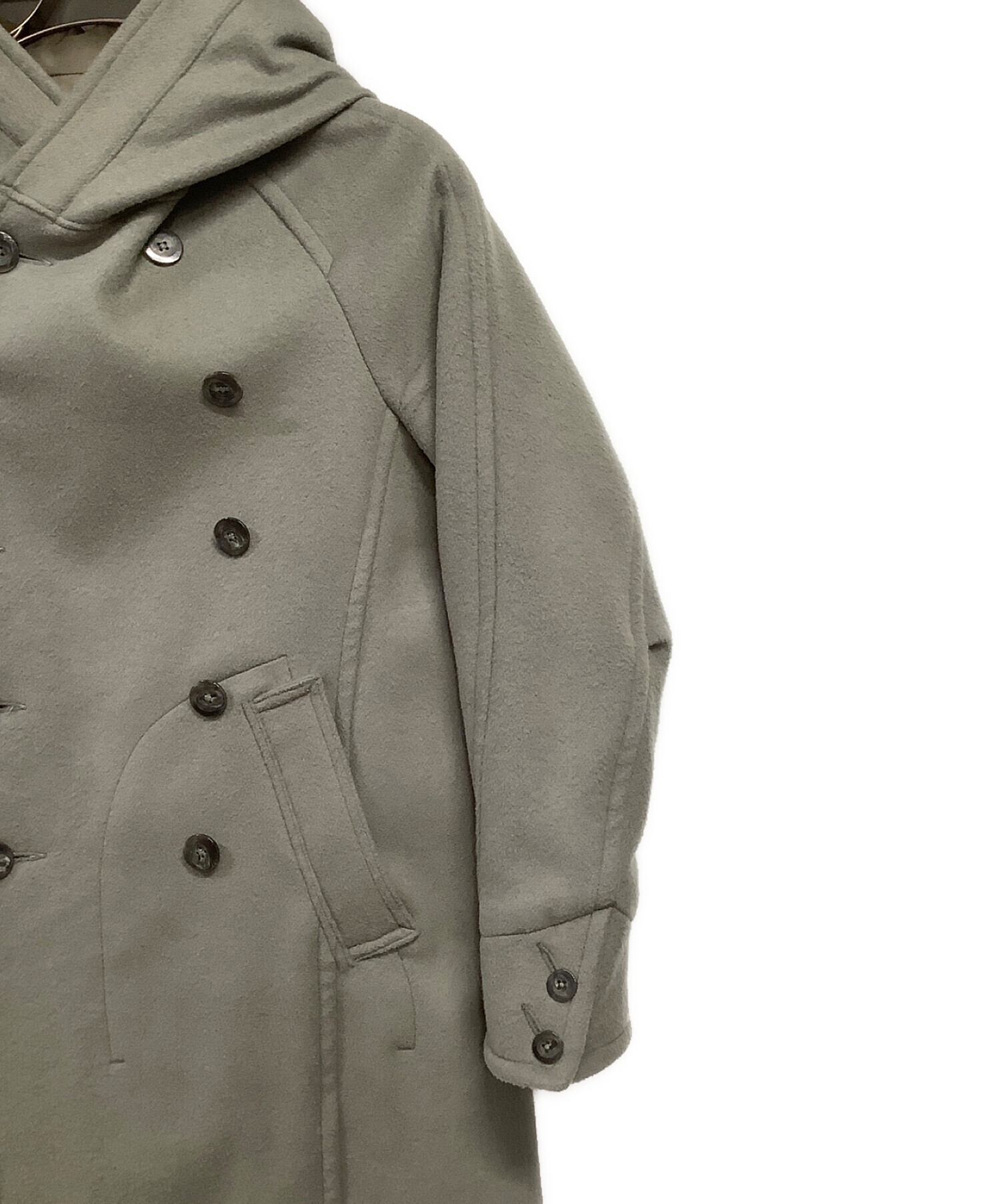 nonnative (ノンネイティブ) SAILOR HOODED COAT W/N MELTON グレー