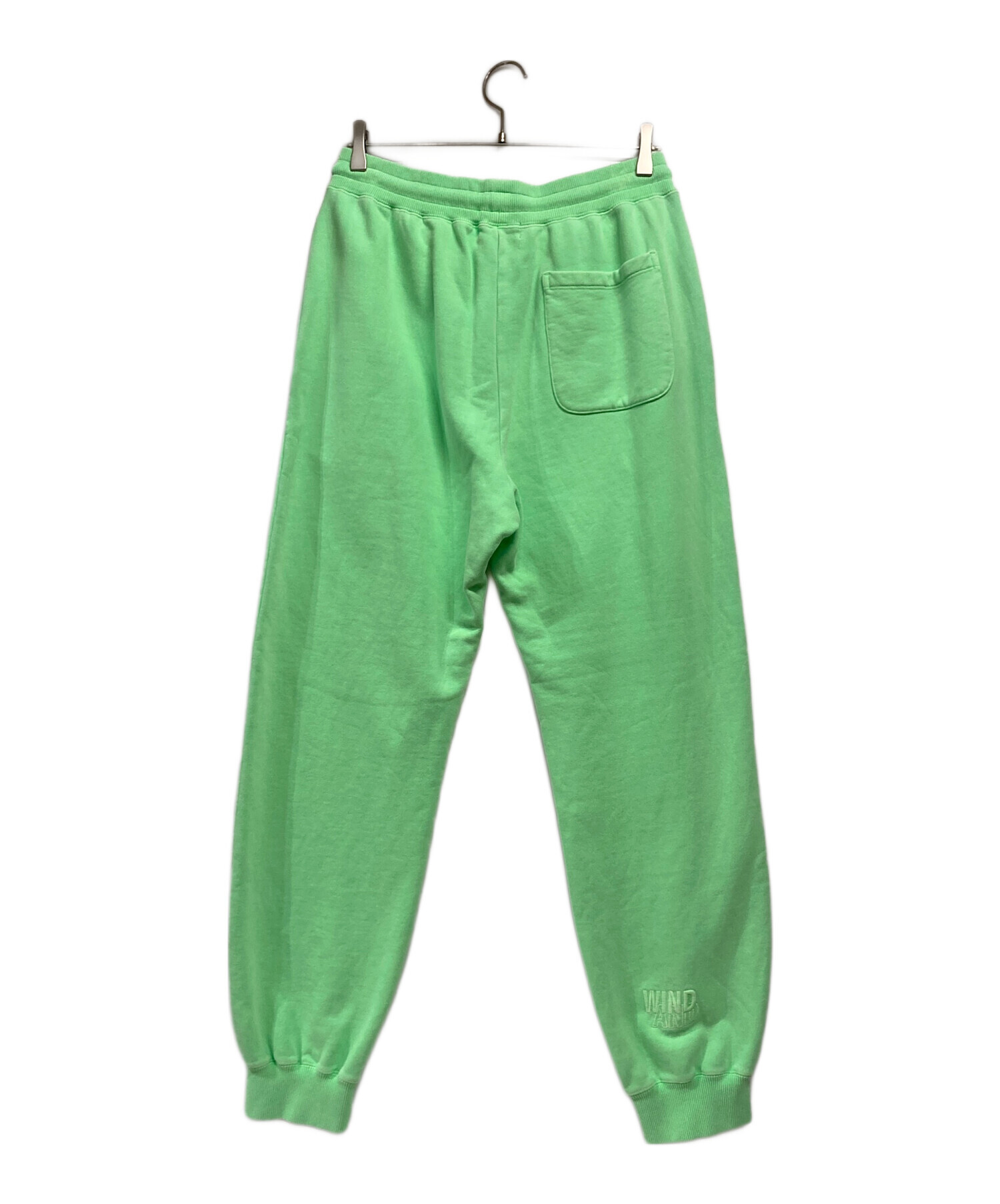 WIND AND SEA (ウィンド アンド シー) SEA (pigment-dye) SWEAT PANTS. 黄緑 サイズ:M