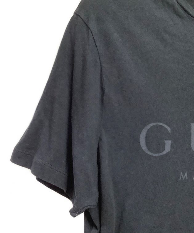 中古・古着通販】GUCCI (グッチ) ロゴTシャツ/カットソー ネイビー ...