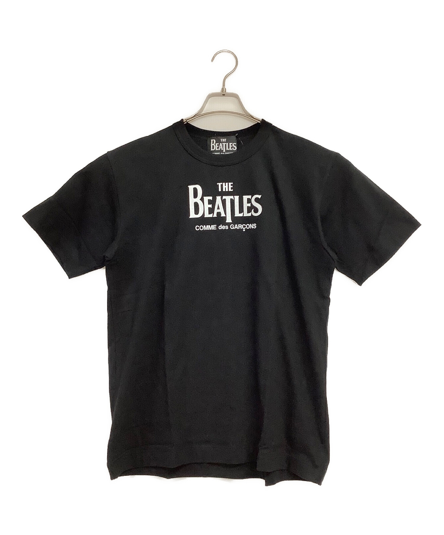 COMME des GARCONS (コムデギャルソン) THE BEATLES (ビートルズ) BeatlesTシャツ ブラック サイズ:XL  未使用品