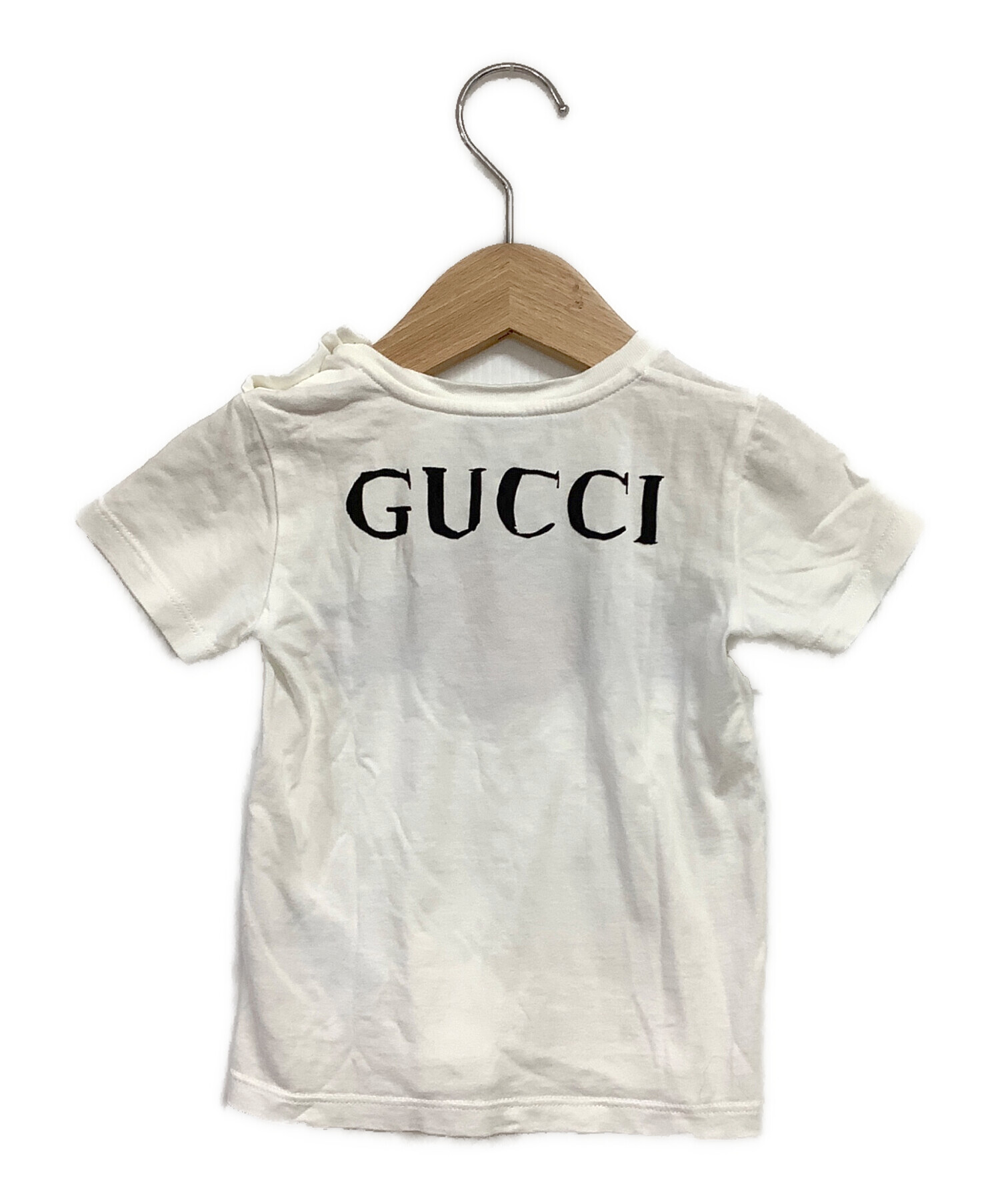 中古・古着通販】GUCCI (グッチ) 半袖カットソー ホワイト サイズ:18/24m｜ブランド・古着通販 トレファク公式【TREFAC  FASHION】スマホサイト