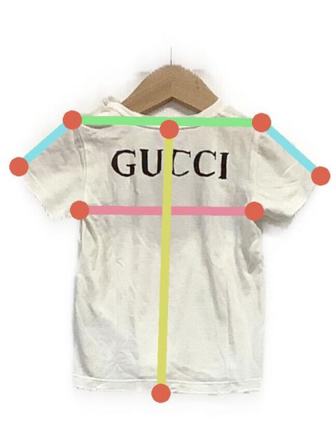 中古・古着通販】GUCCI (グッチ) 半袖カットソー ホワイト サイズ:18/24m｜ブランド・古着通販 トレファク公式【TREFAC  FASHION】スマホサイト