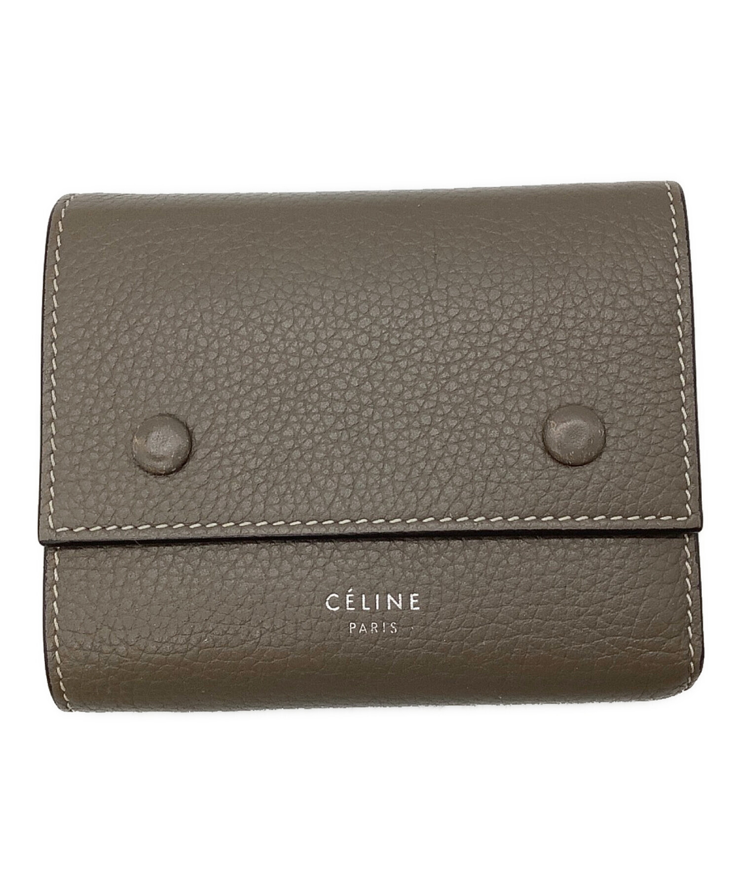 中古・古着通販】CELINE (セリーヌ) 3つ折り財布 ベージュ｜ブランド・古着通販 トレファク公式【TREFAC FASHION】スマホサイト