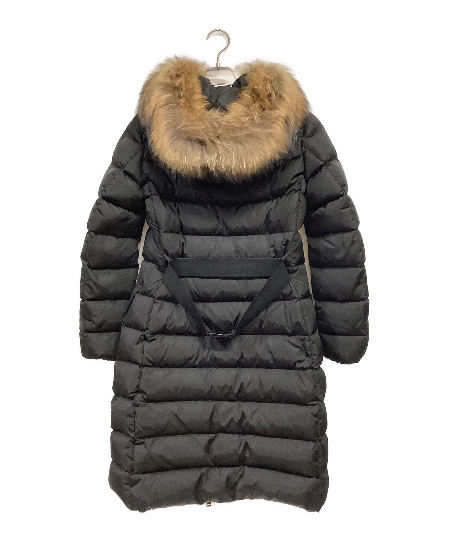 中古・古着通販】MONCLER (モンクレール) khloe giubbotto ロングダウンコート ブラック｜ブランド・古着通販  トレファク公式【TREFAC FASHION】スマホサイト