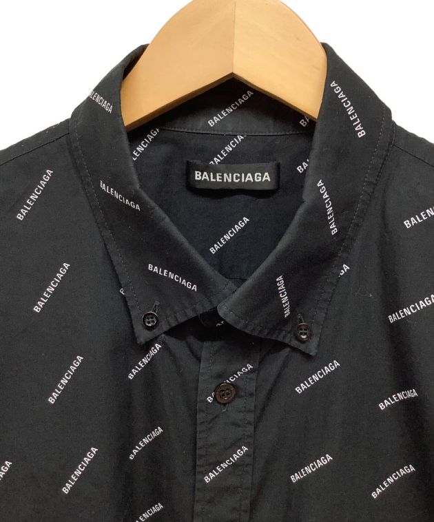 中古・古着通販】BALENCIAGA (バレンシアガ) 半袖シャツ ブラック ...