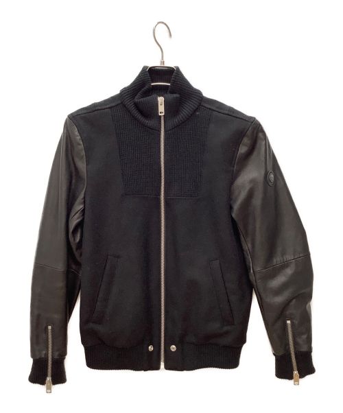 【中古・古着通販】DIESEL (ディーゼル) レザー切替ジャケット